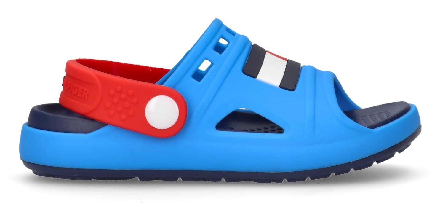 Tommy Hilfiger Badesandale, Badeschuh, Wassersandale, Clog mit schwenkbarem Fersenriemen