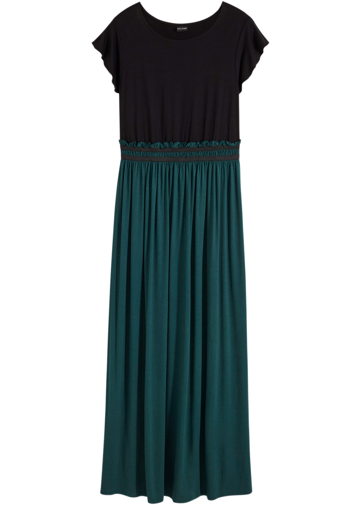 bonprix Jerseykleid 1 tlg. für Frühling und Sommer, aus Viskose und Elasthan, mit kurzem Arm