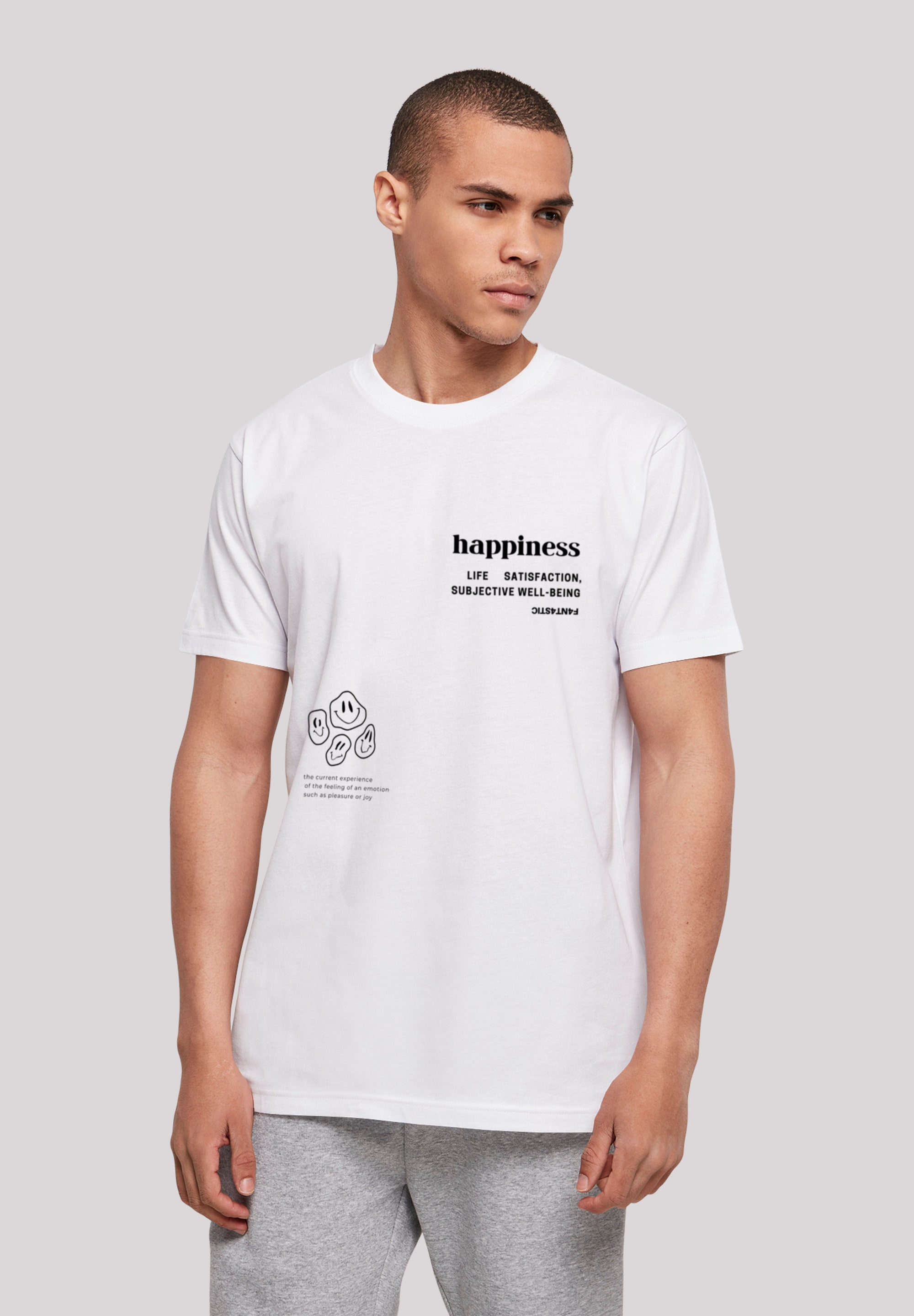 F4NT4STIC T-Shirt "happiness TEE UNISEX", Print günstig online kaufen