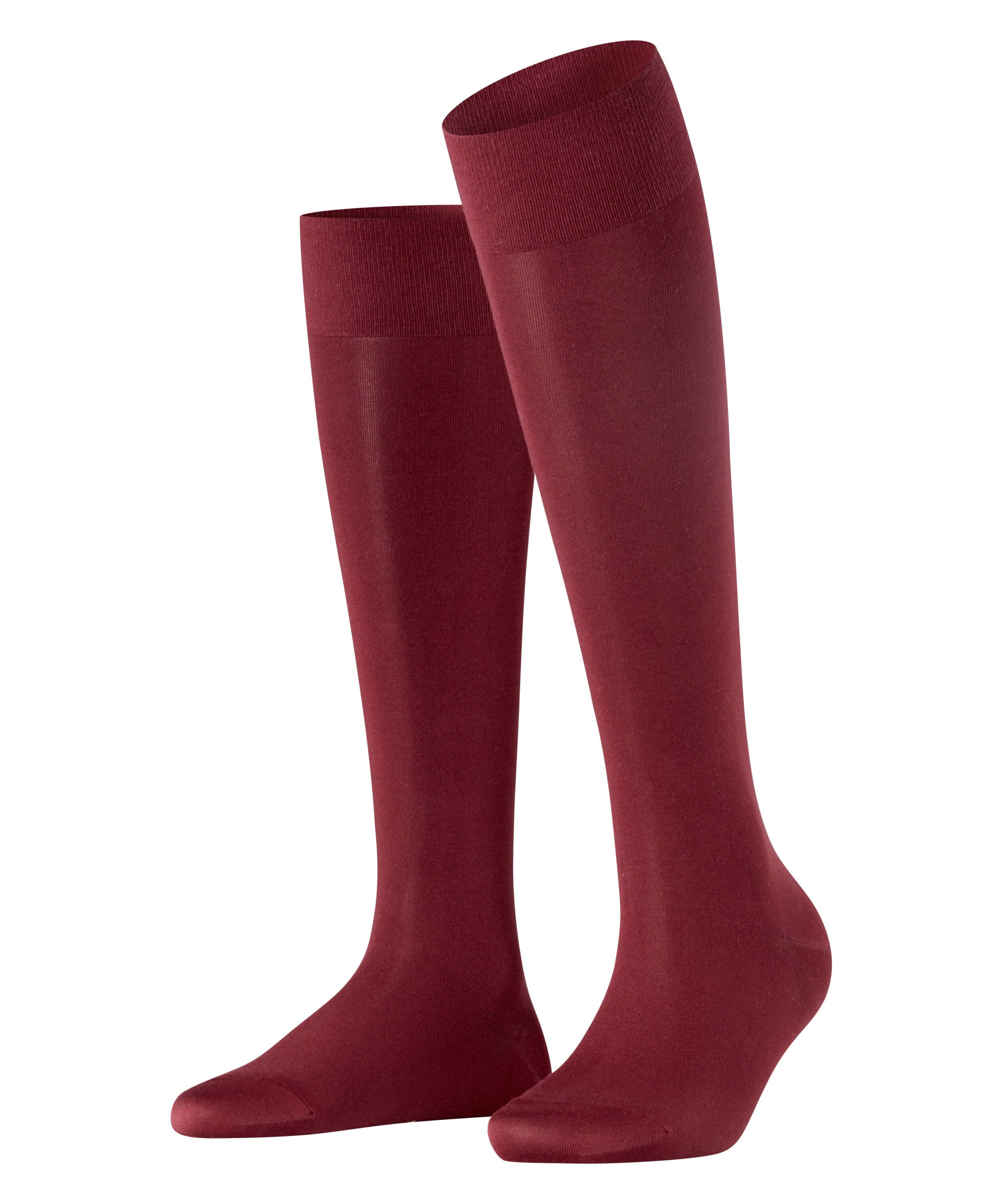 FALKE Kniestrümpfe "Cotton Touch" feines, elegantes Erscheinungsbild, aus Baumwolle, atmungsaktiv