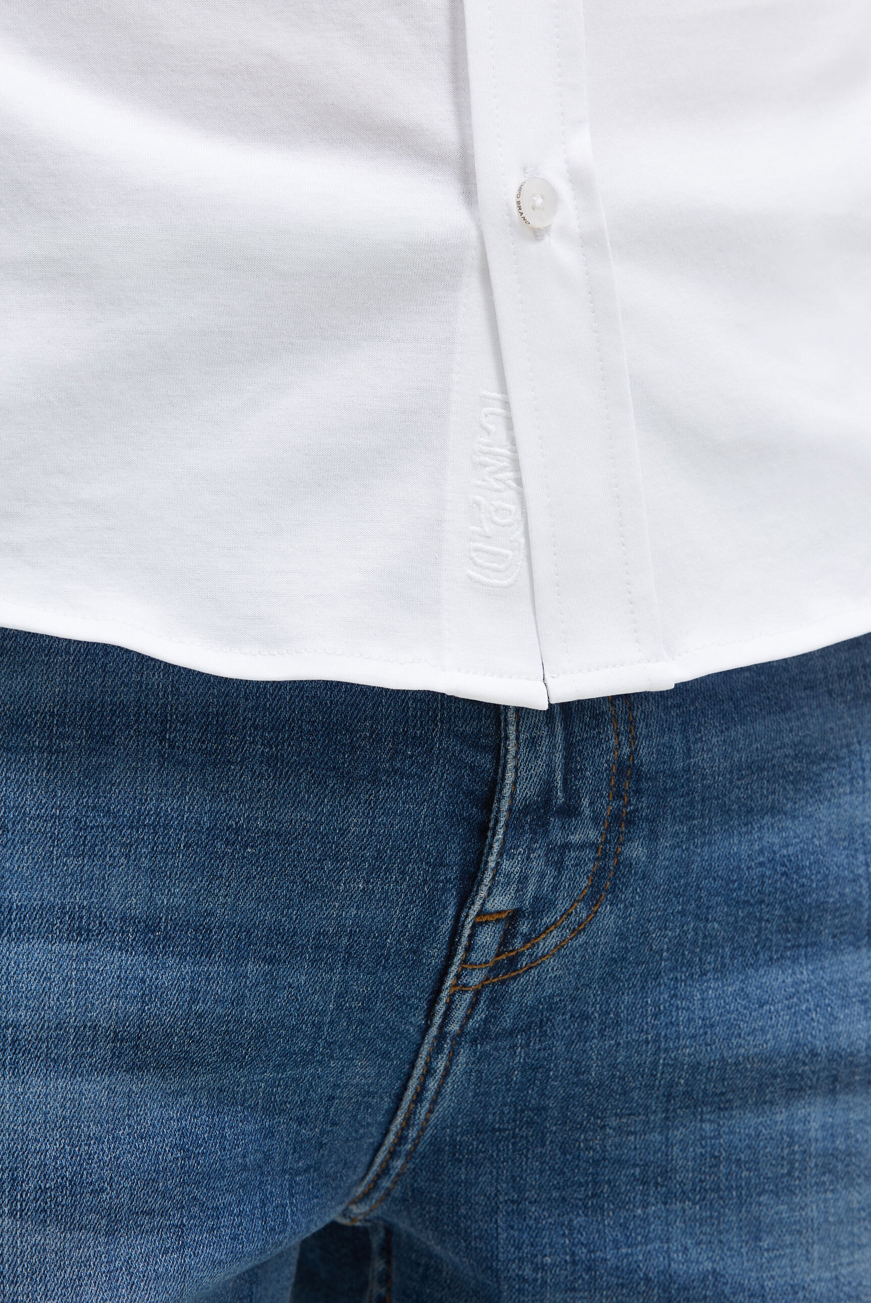 CMPD Langarmhemd aus Baumwolle