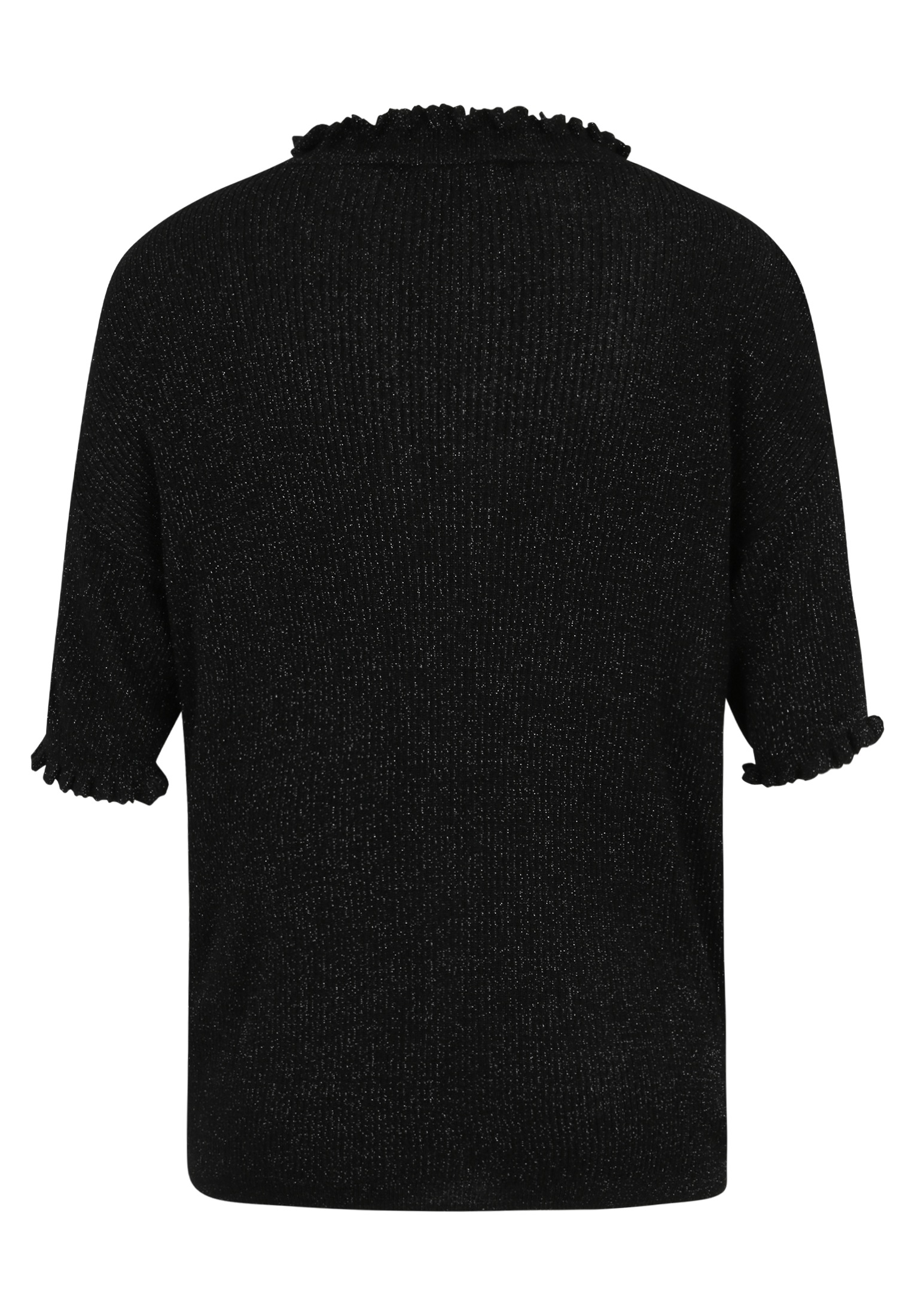 Cartoon Strickpullover »Cartoon Strickpullover mit Rüschen«, (1 tlg.), Struktur