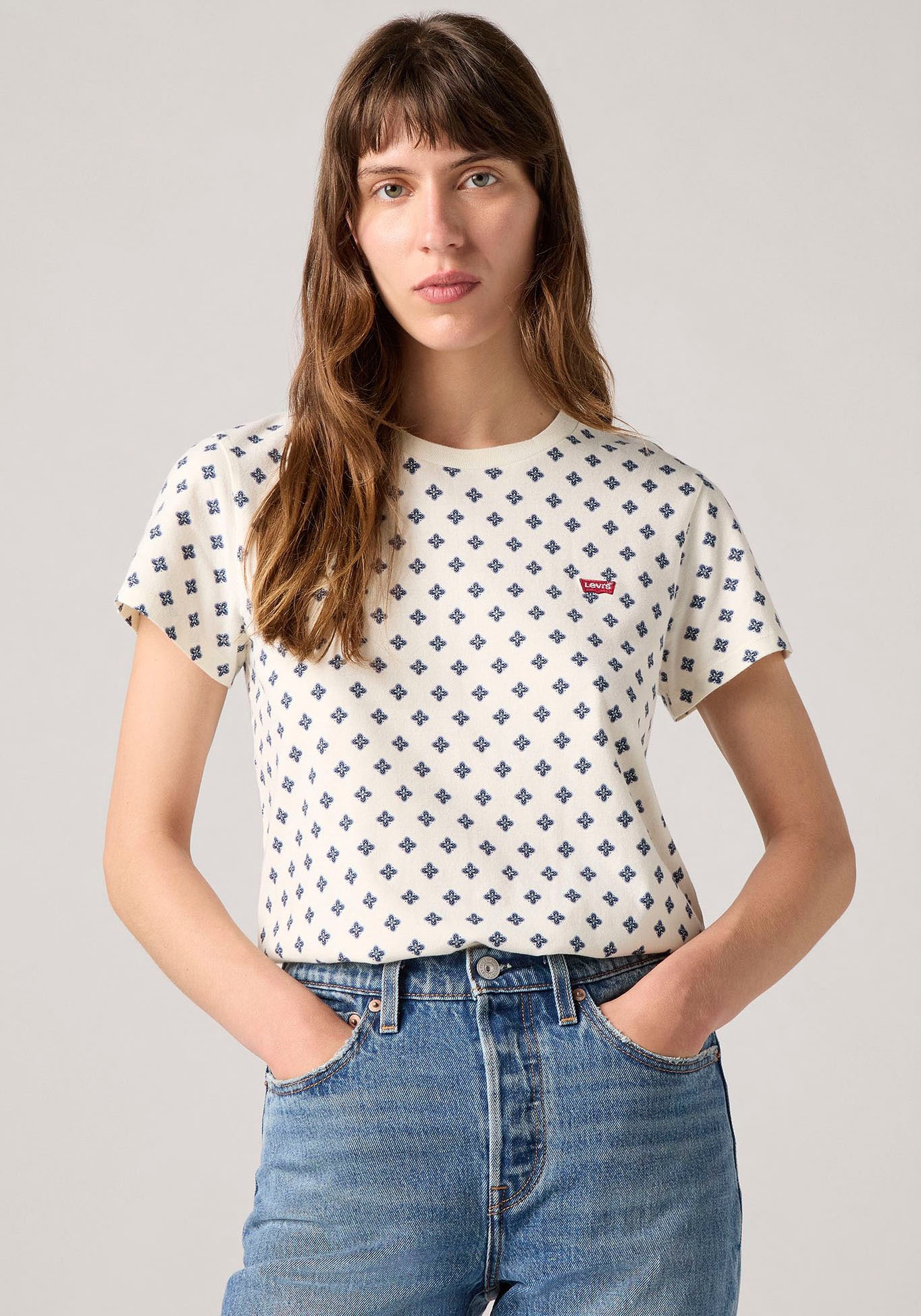 Levis T-Shirt "PERFECT TEE", mit All-Over Print günstig online kaufen