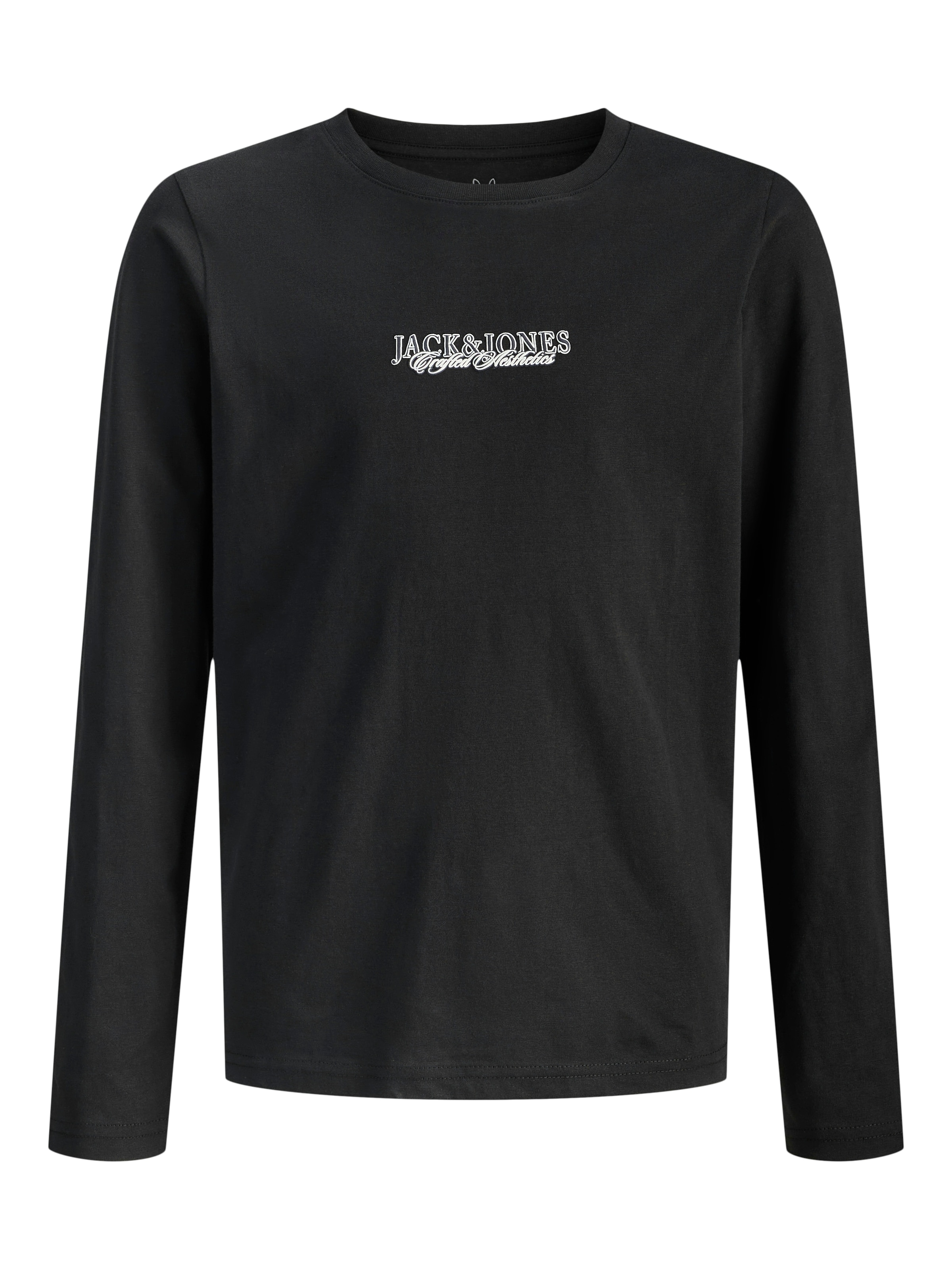 Jack & Jones Junior Langarmshirt »JORBLEECKER MINIMAL TEE LS CREW NE JNR«