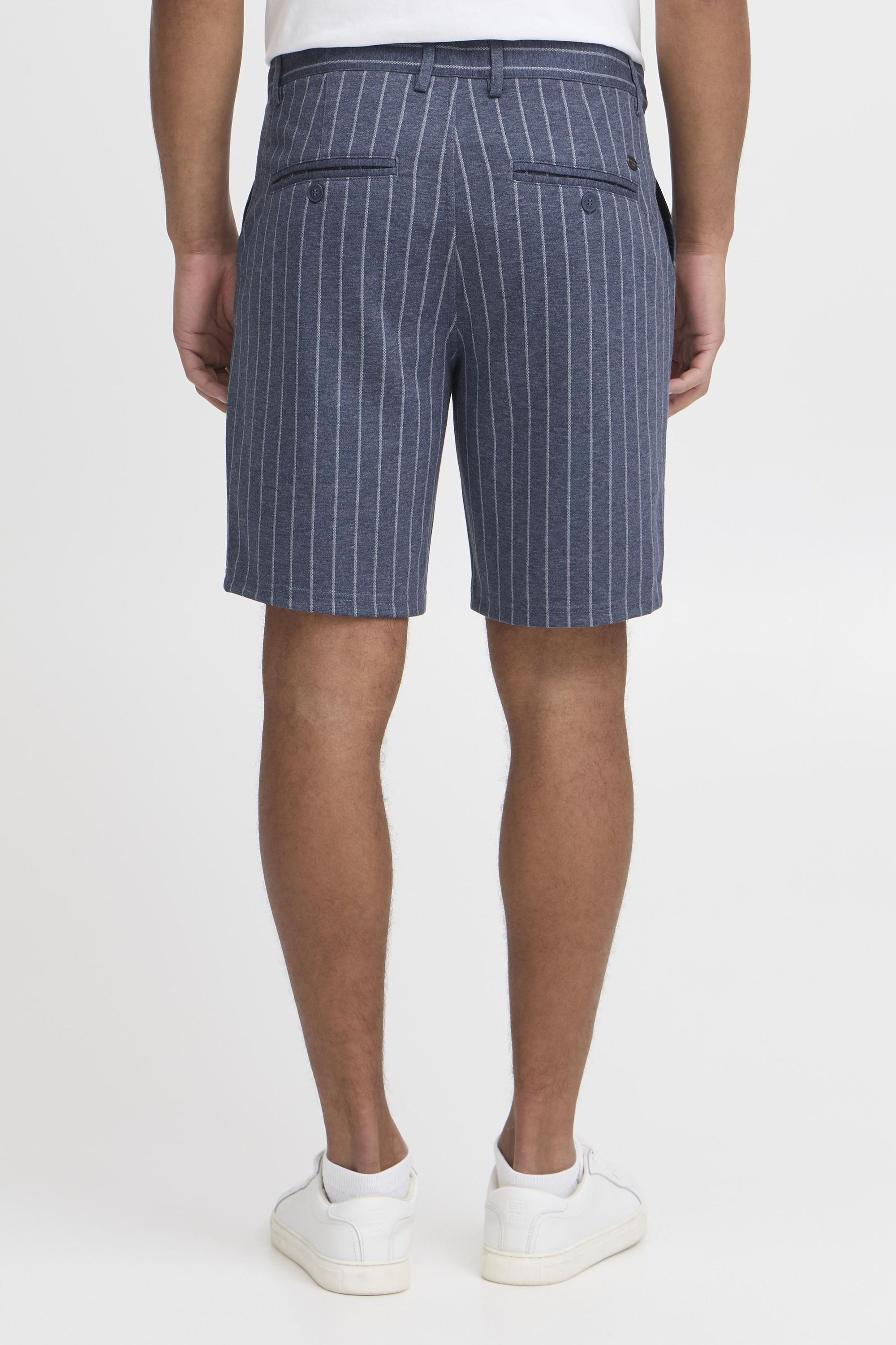 Chinoshorts BLEND "Chinoshorts BHAmur", Herren, Gr. 3XL, N-Gr, blau (marineblaus), Obermaterial: 79% Polyester PES. 19% Viskose CV. 2% Elasthan EL., Hosen Chinoshorts 6