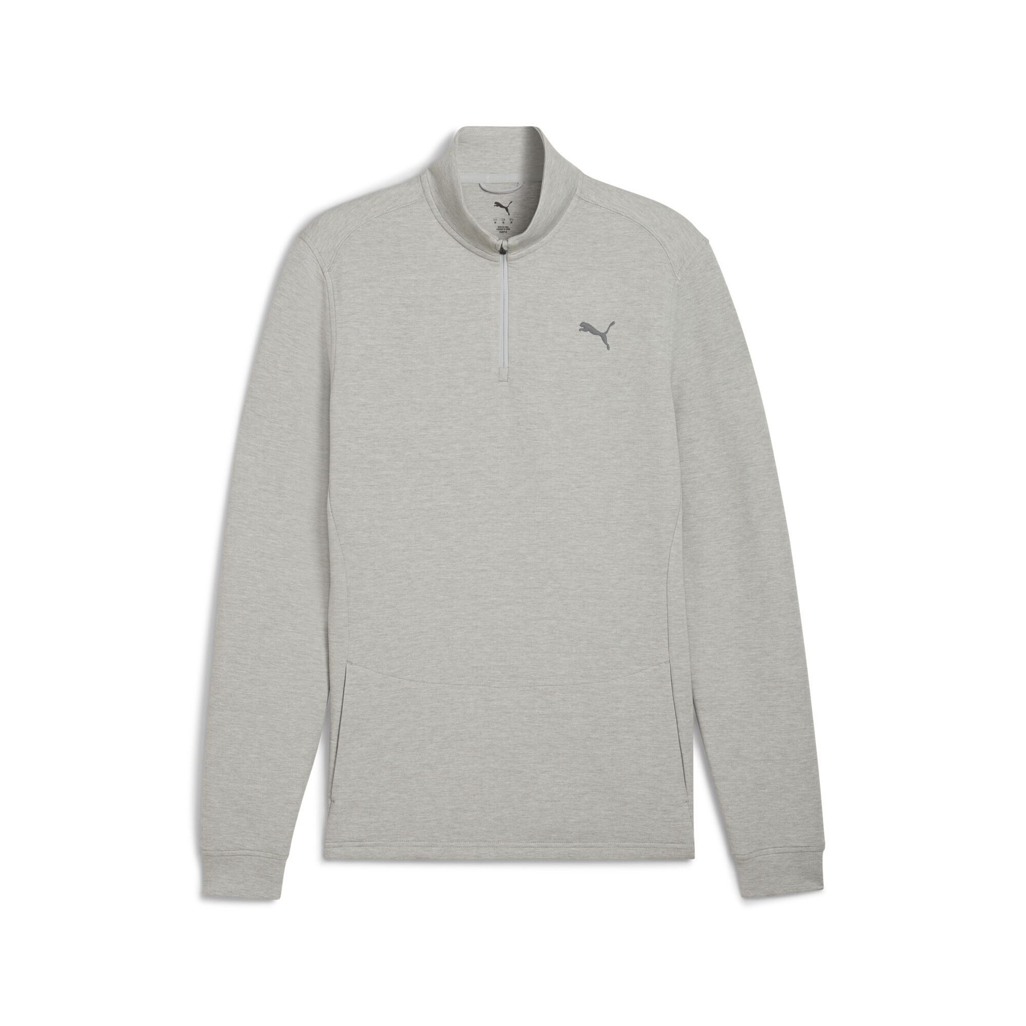 Trainingsshirt PUMA "CLOUDSPUN Trainingstop Herren", Herren, Gr. XS, light gray heather, Obermaterial: 16% Lyocell, 6% Elasthan, 78% Polyester; Taschenfutter: 100% Polyester, regular fit, Shirts