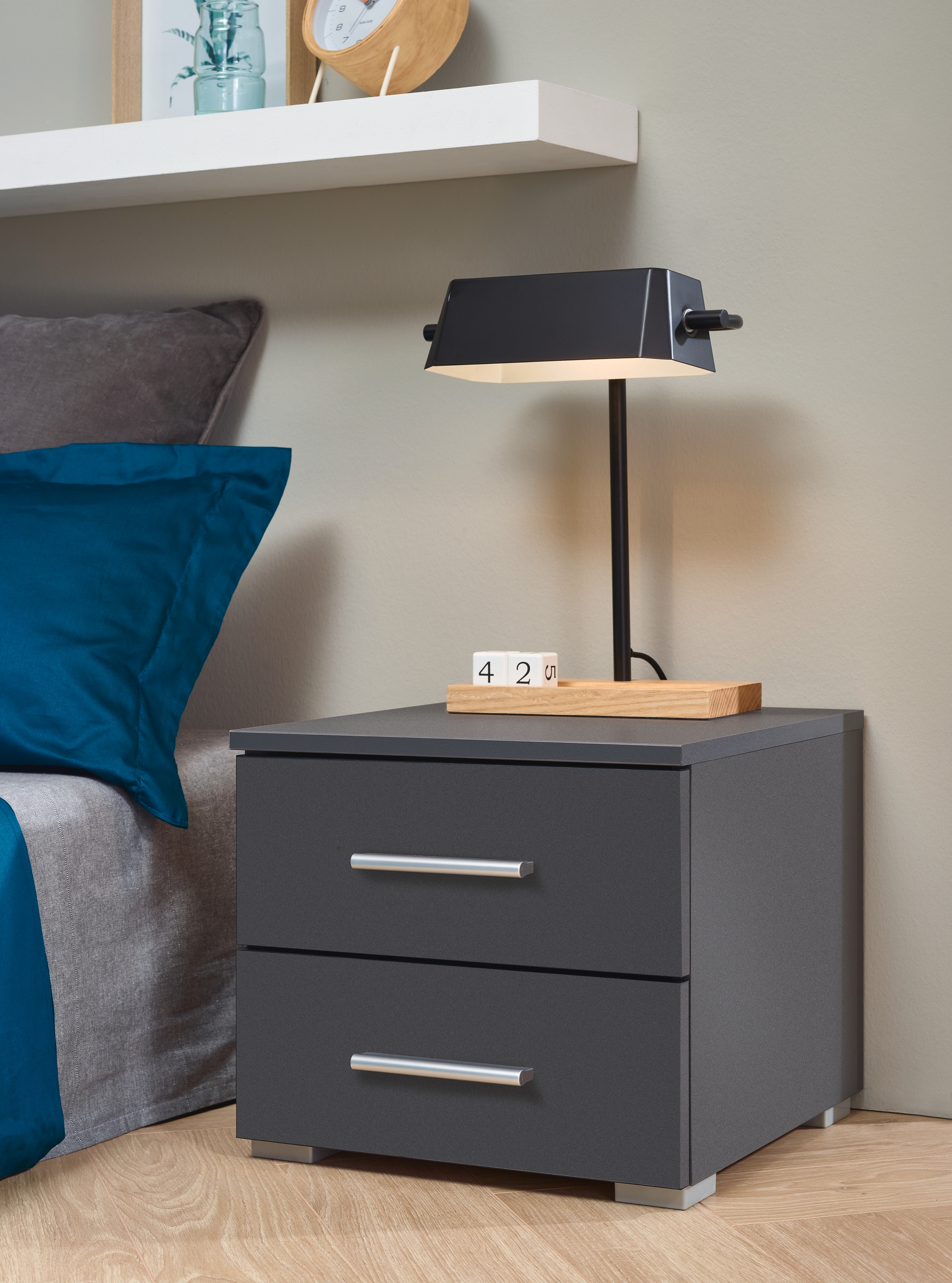 rauch Nachtkommode »Base«, (Set), 2er-Set, optional in moderner Hochglanz-Front