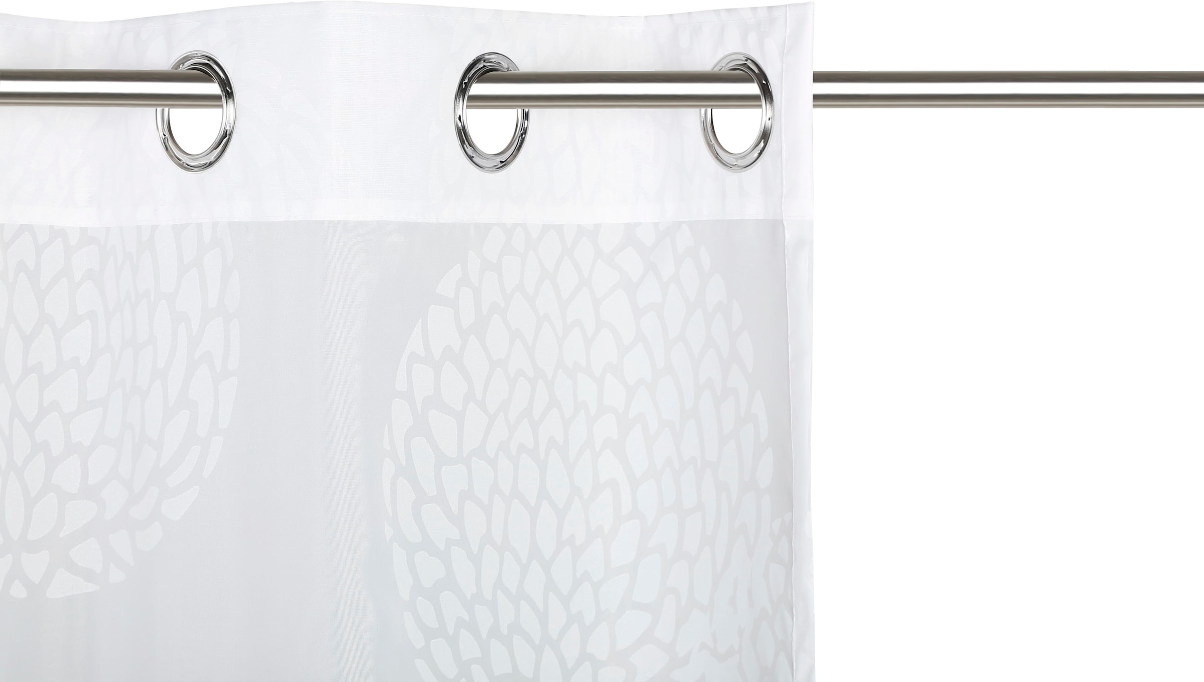 my home Gardine »BELEM«, (1 St.), 1 Schal, Polyester, Kreise