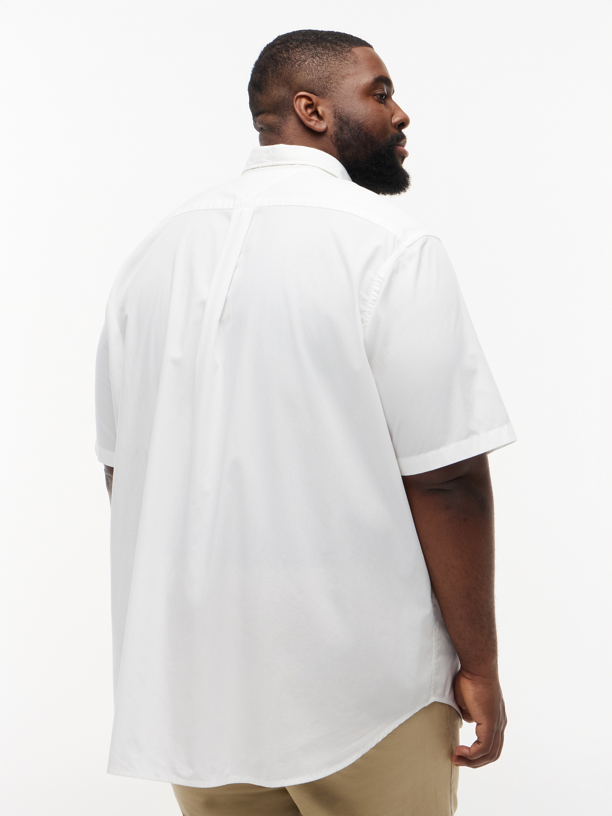 Thumbnail - Tommy Hilfiger Big & Tall Kurzarmhemd "BT-FLEX POPLIN SOLID S/S SHIRT-B" Große Größen