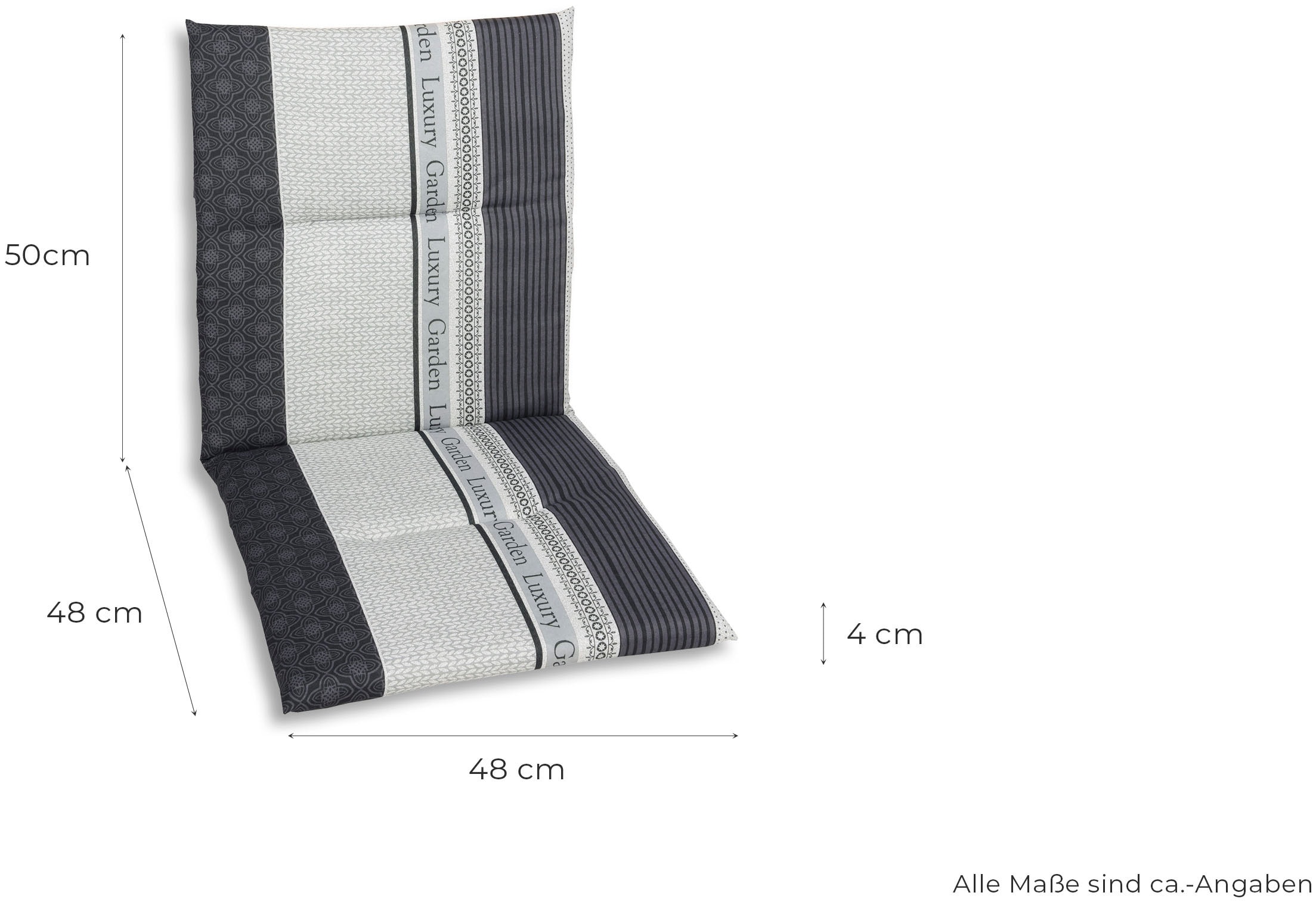 GO-DE Sesselauflage »Amalfi«, 108x48 cm online kaufen | BAUR