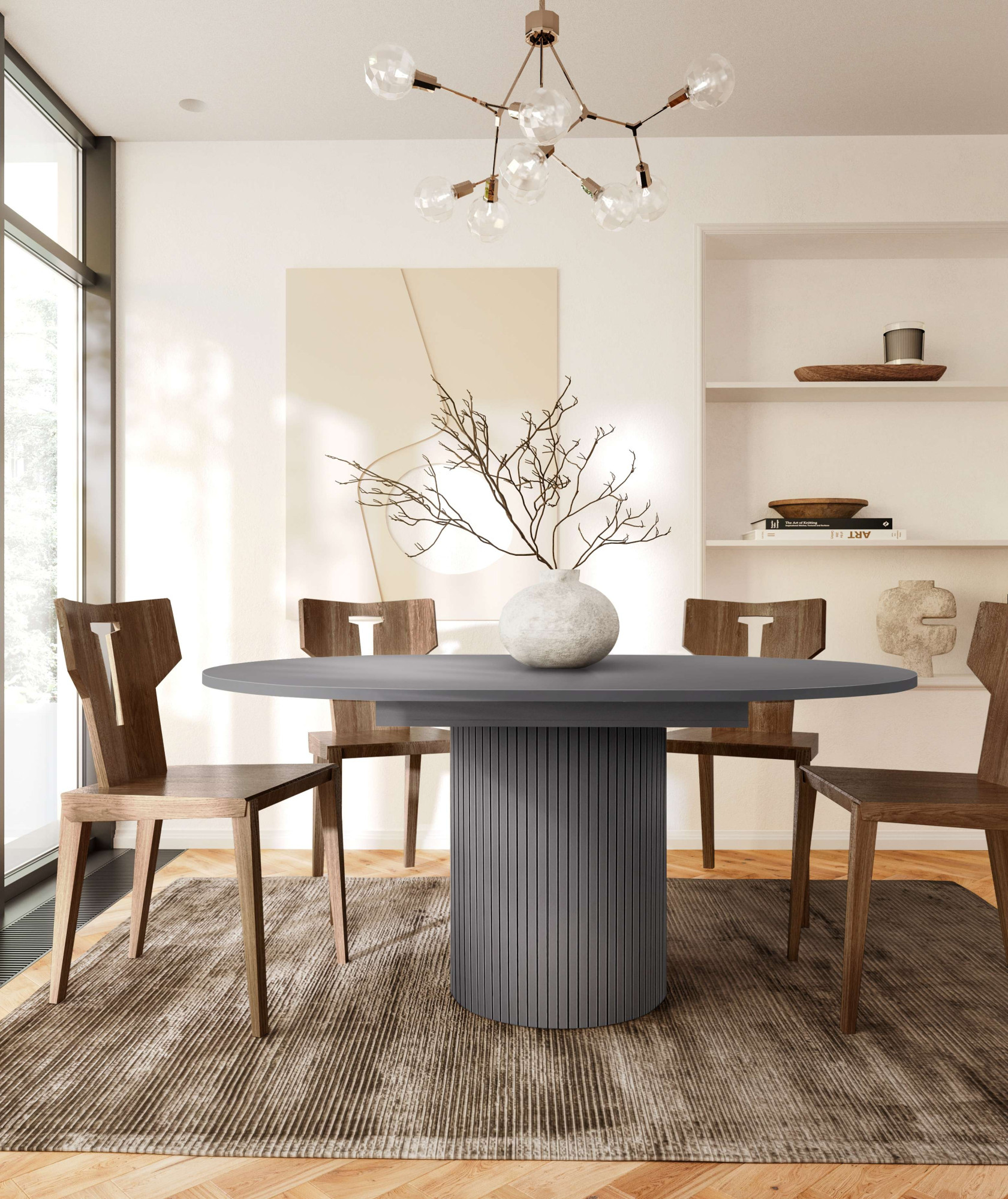 Woodman Esstisch "Toscana, Speisetisch, Tisch" Made in Europe, Breite 120 cm, melaminbeschichtet, mit Verlängerungsplatten, FSC