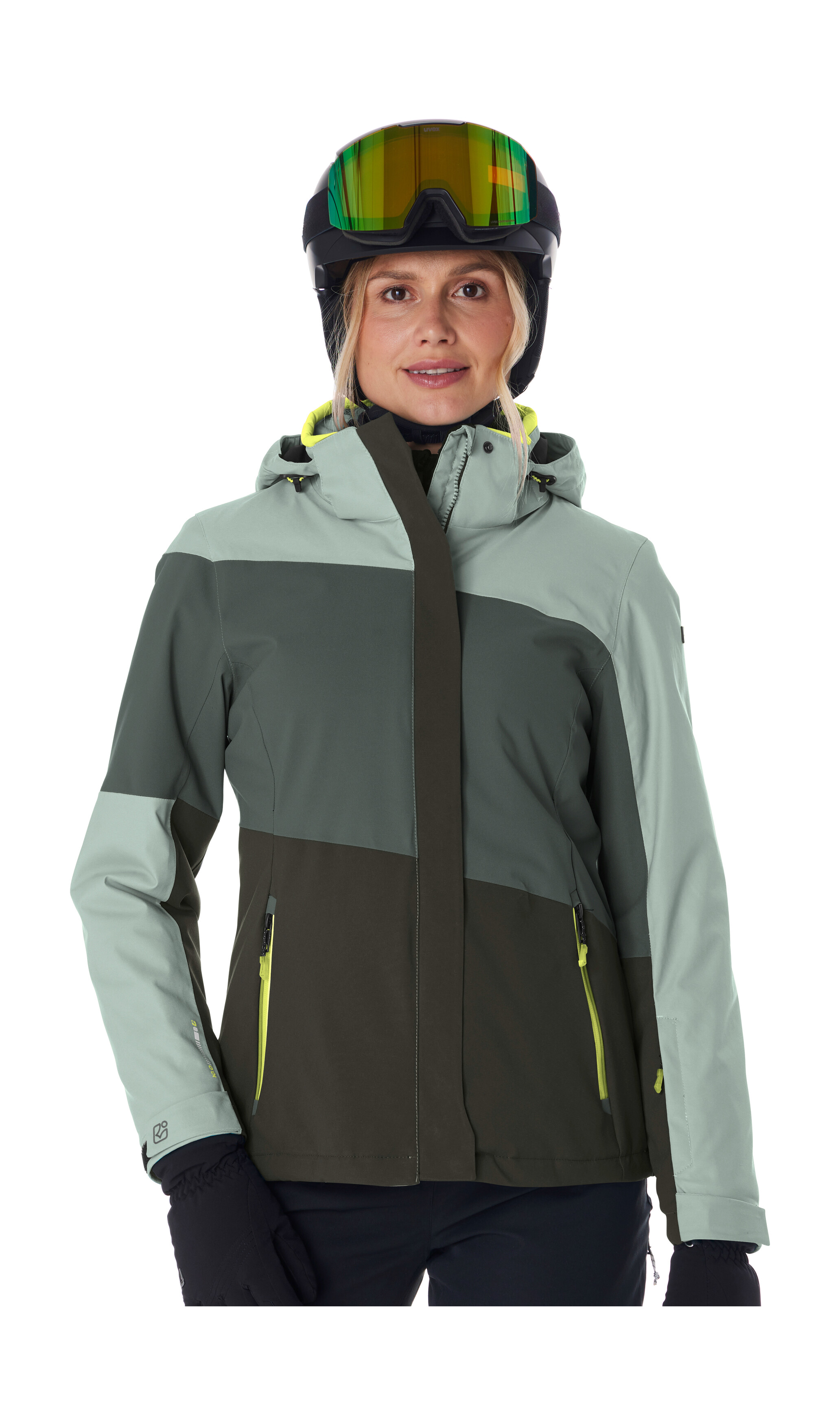 Killtec Skijacke "KSW 67 WMN SKI JCKT" Damen Skijacke: wasserdicht, atmungsaktiv, abnehmbare Kapuze