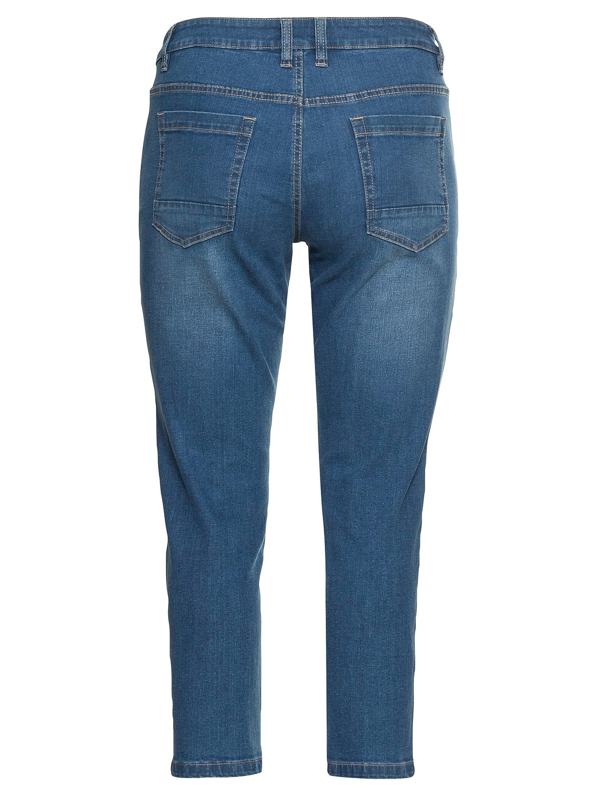 sheego by Joe Browns Stretch-Jeans »Jeans«, «Die Schmale» in 7/8-Länge mit Blütenapplikationen