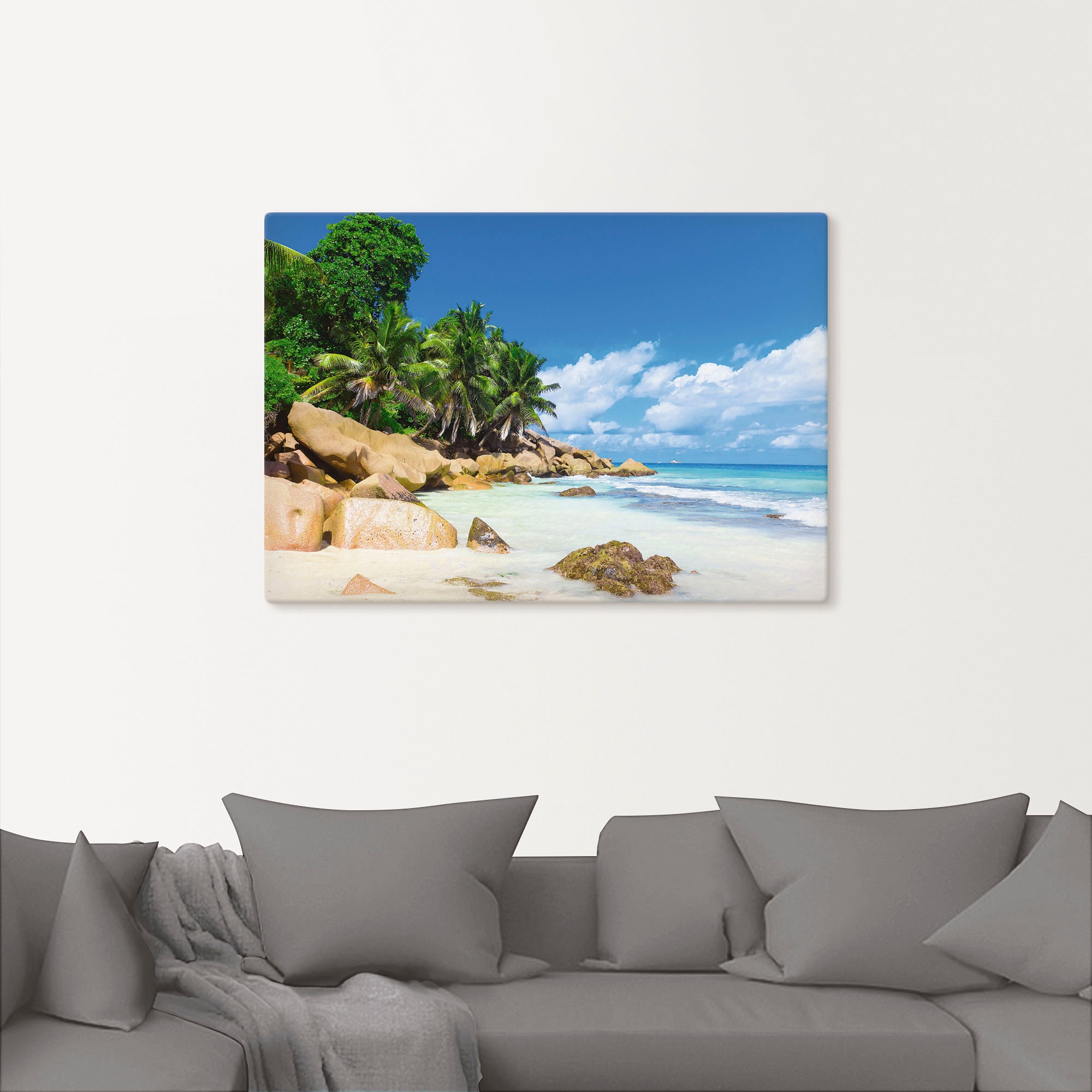 Artland Wandbild »Küste«, Küste, (1 St.), als Leinwandbild, Wandaufkleber in verschied. Größen