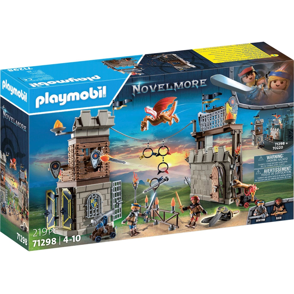 Playmobil® Konstruktions-Spielset »Novelmore vs. Burnham Raiders - Turnierarena (71298), Novelmore«, (219 St.)