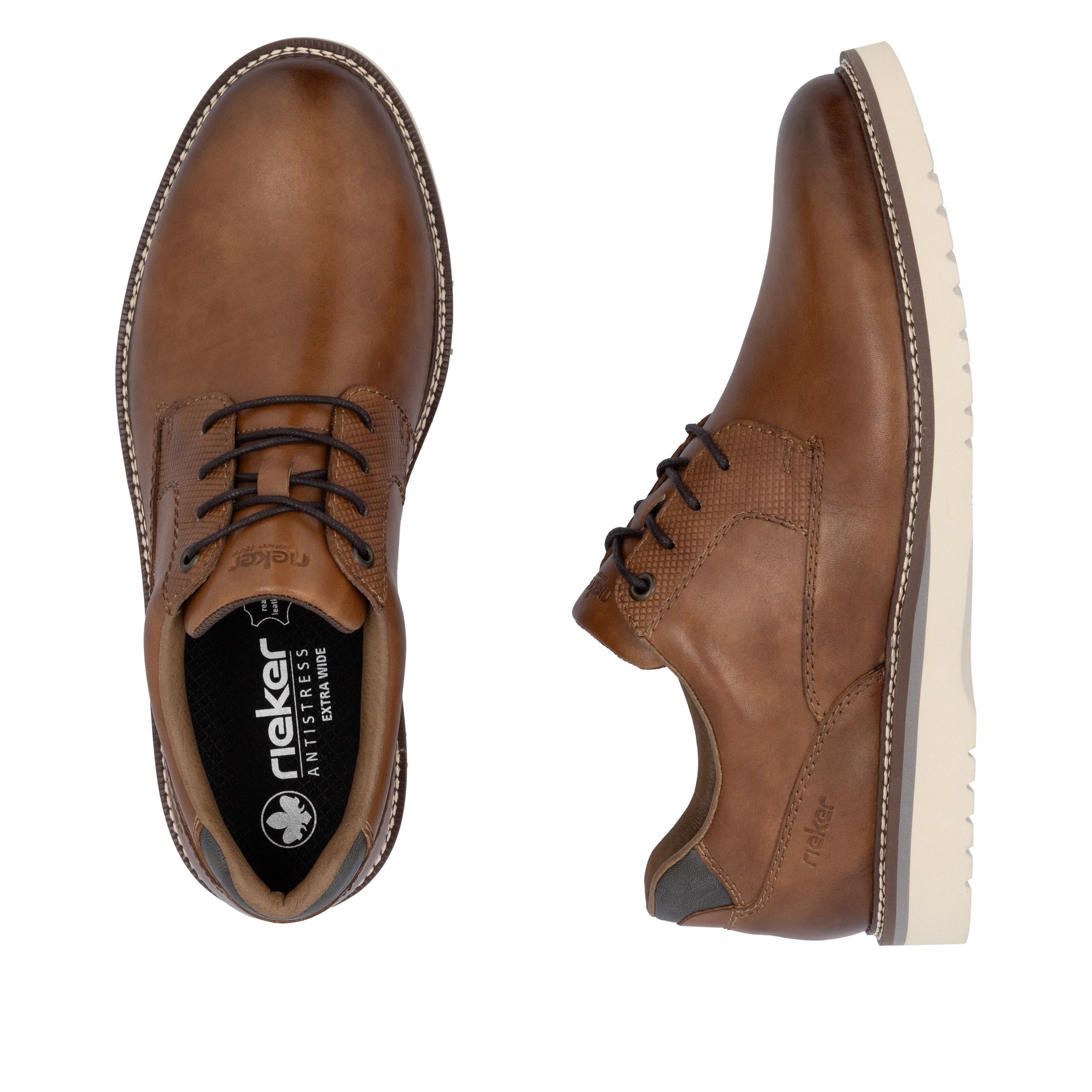 Rieker Schnürschuh, Halbschuh, Business-Schnürer in bequemer Form
