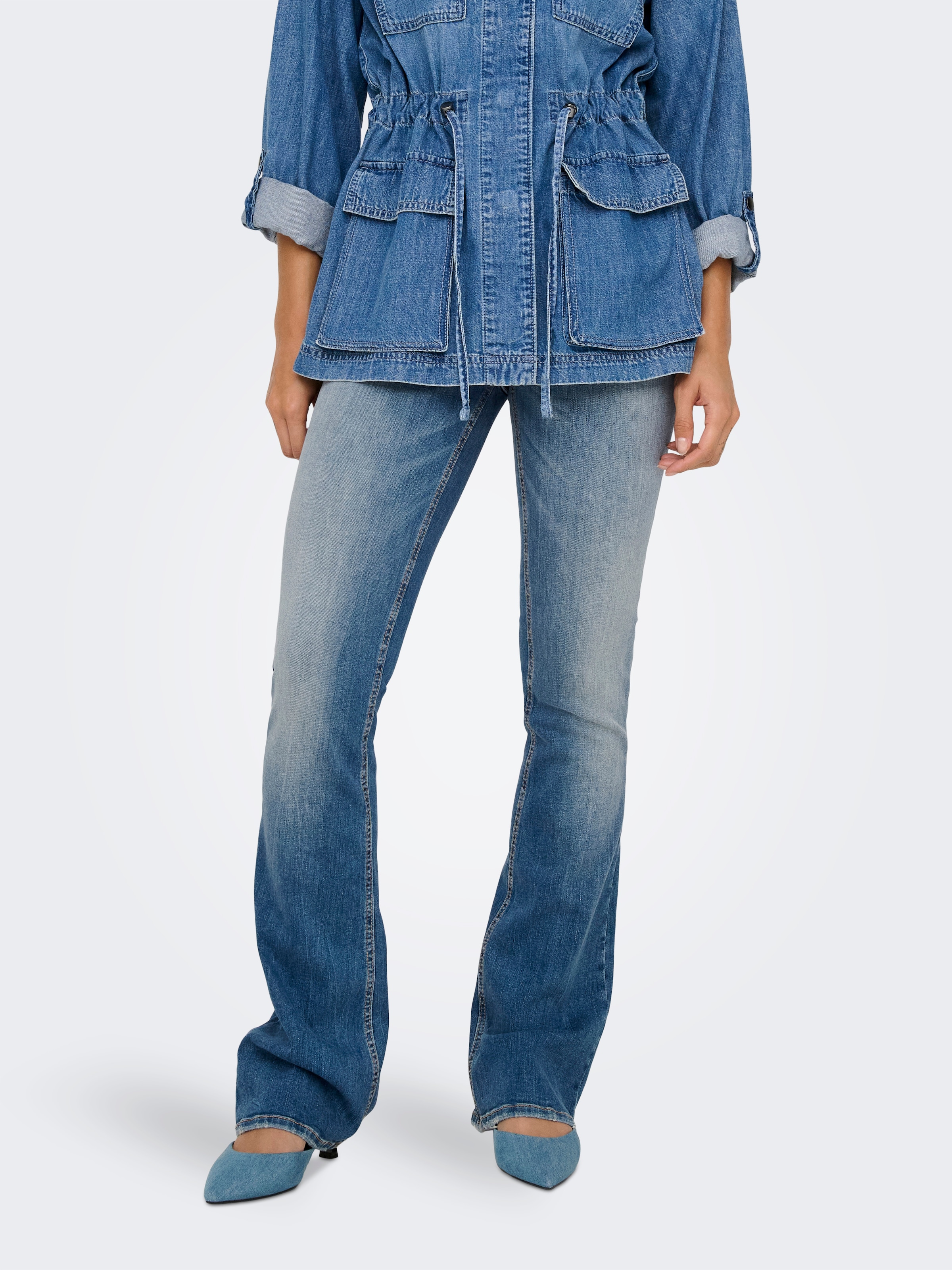 ONLY Džinsai »ONLBLUSH MID FLARED DNM DOT74...