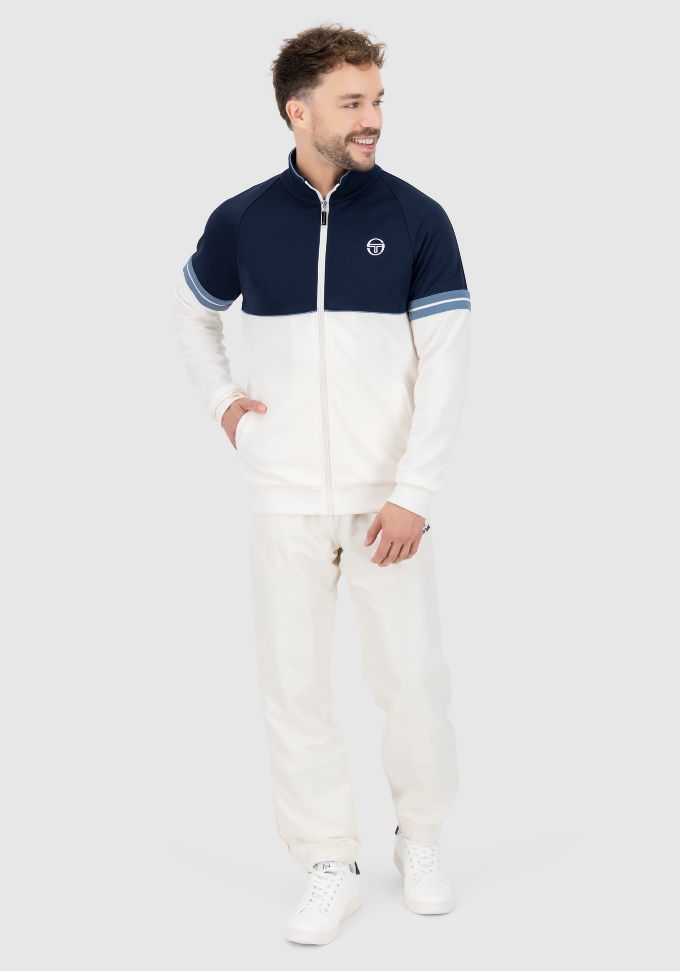 Sergio Tacchini Trainingsjacke »ORION TRACK TOP_ Herren«, ohne Kapuze, Trainingsjacke Herren, leichte Jacke, Retro, Sportjacke, Outdoor, Sale