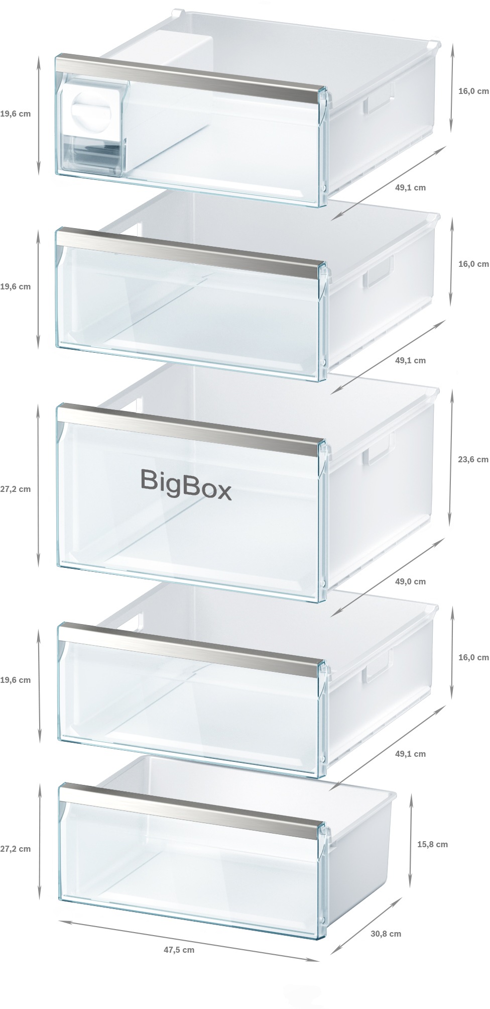 BOSCH Gefrierschrank Serie 6 »GSN58AWDP«, 191 cm hoch, 70 cm breit