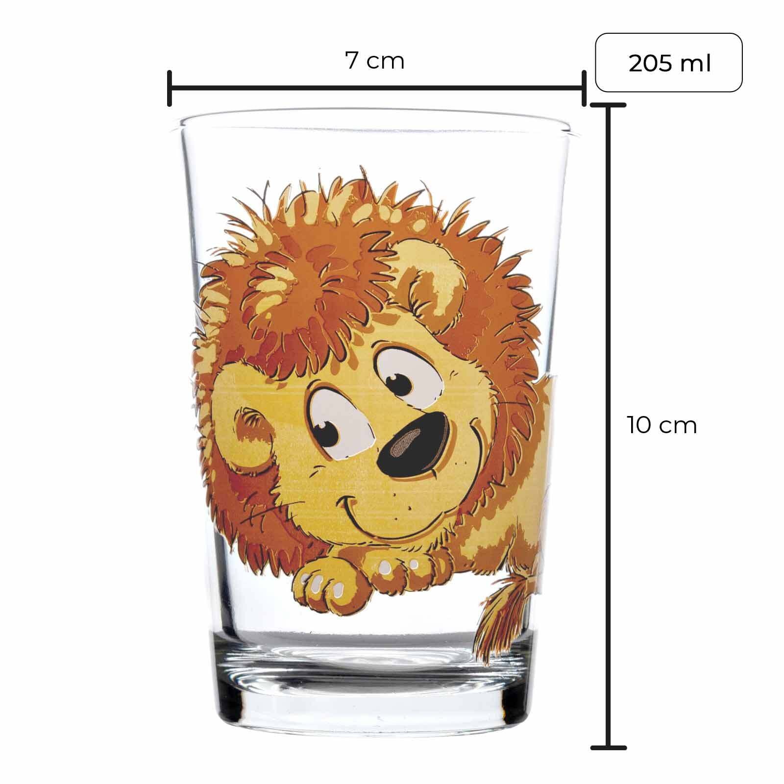 Ritzenhoff & Breker Kinderbecher »Kindergläser Dschungeltiere 205 ml 6er Set bunt«