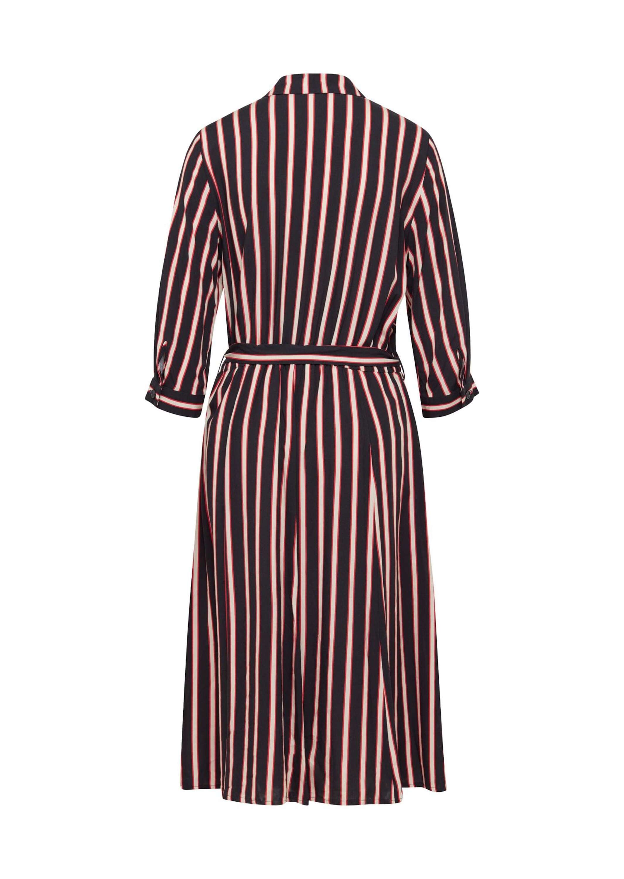 GOLDNER Midikleid »Hemdblusenkleid Hemdblusenkleid mit Streifendruck«