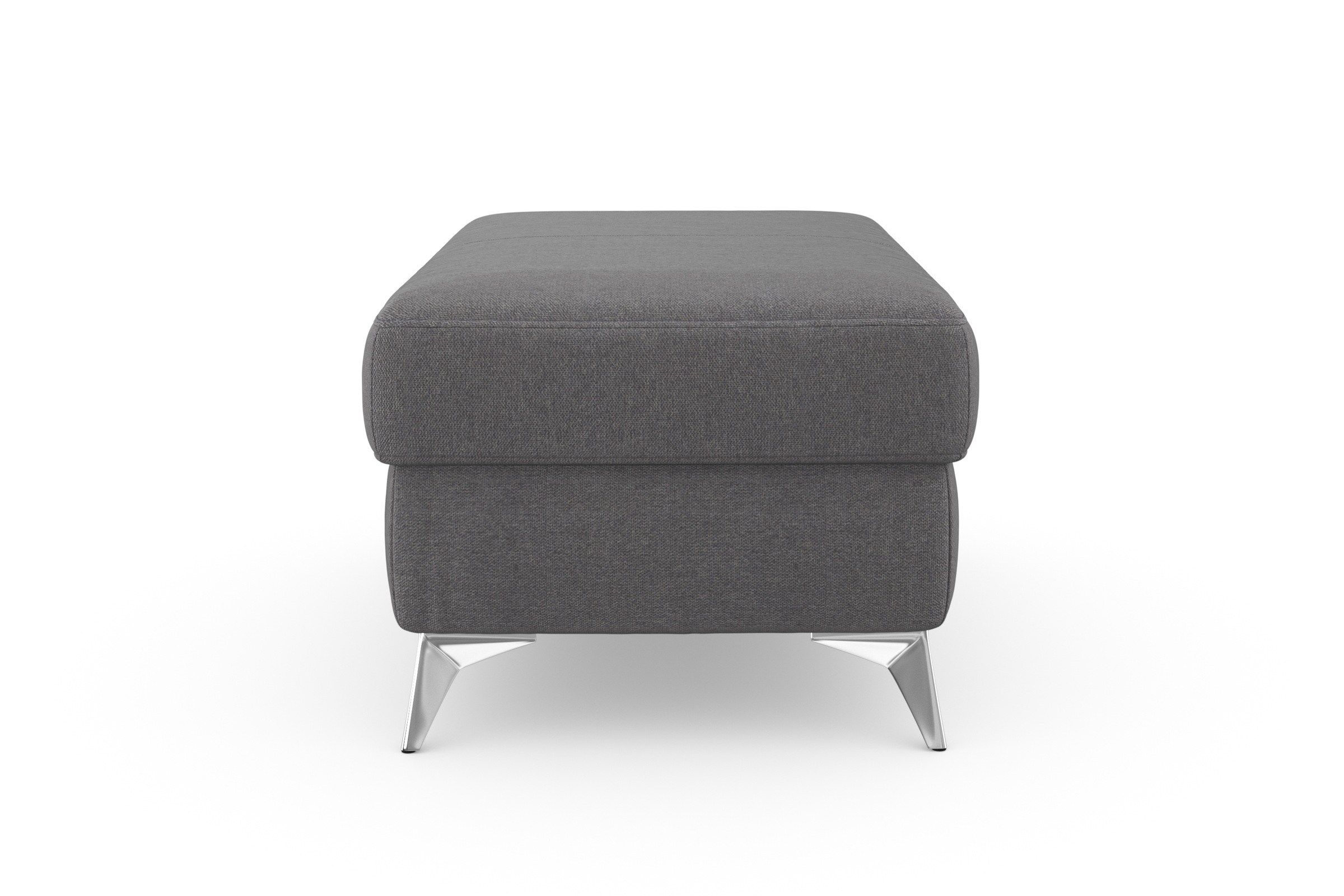 Stauraumhocker SIT & MORE "Padua", grau (dunkelgrau), B:100cm H:47cm, Hocker, mit Stauraum 3