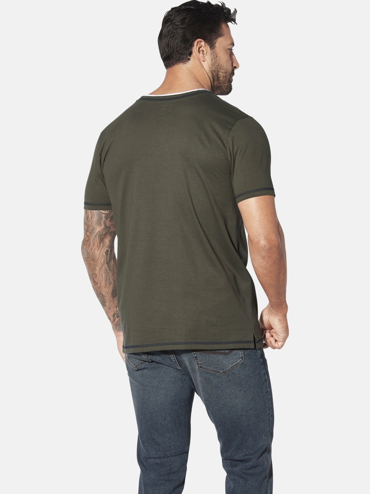 Jan Vanderstorm T-Shirt »T-Shirt HAFTOR«, (1 tlg.)