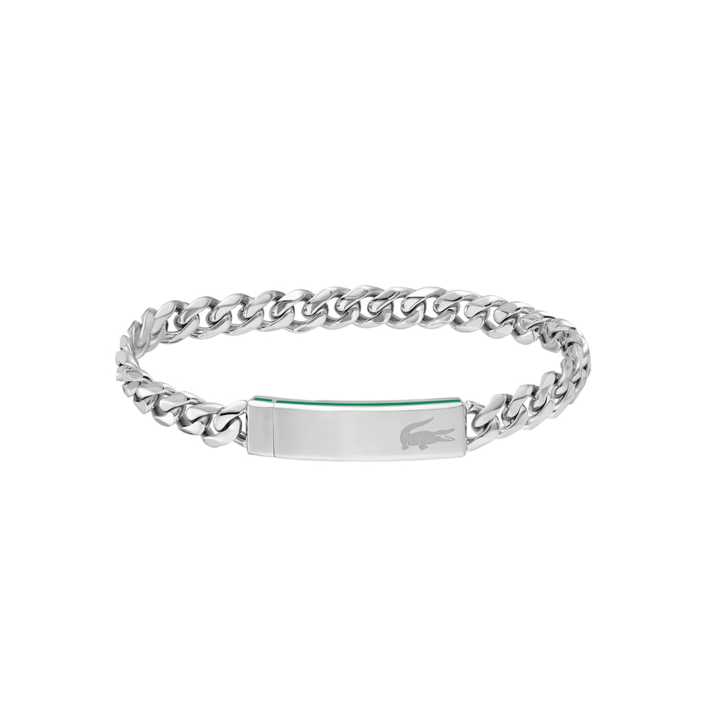 Lacoste Armband »Schmuck Edelstahl Armband Panzerkette BASELINE«