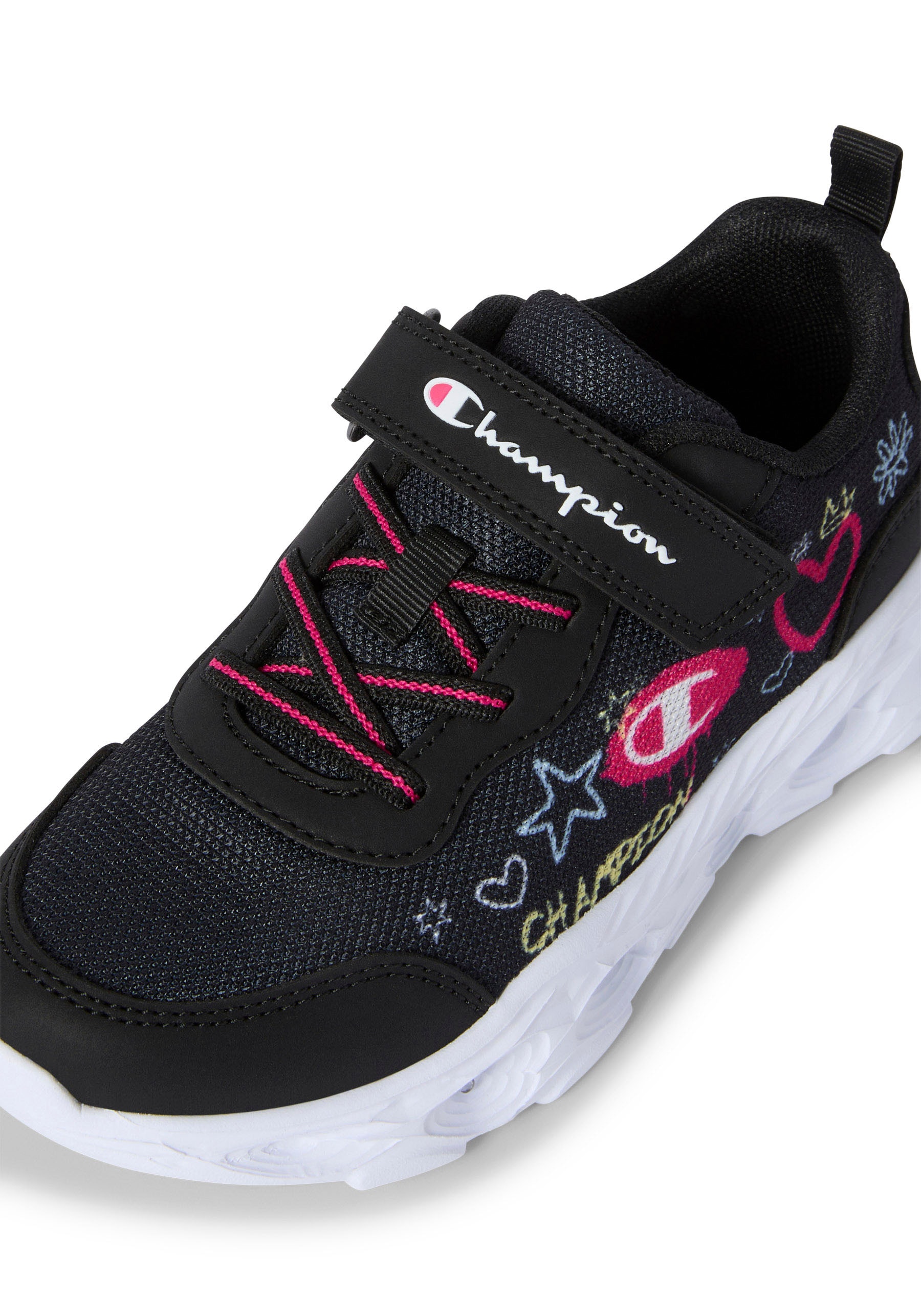 Champion Sneaker »FUNFAIR PRINT G PS«, mit cooler Blinkfunktion