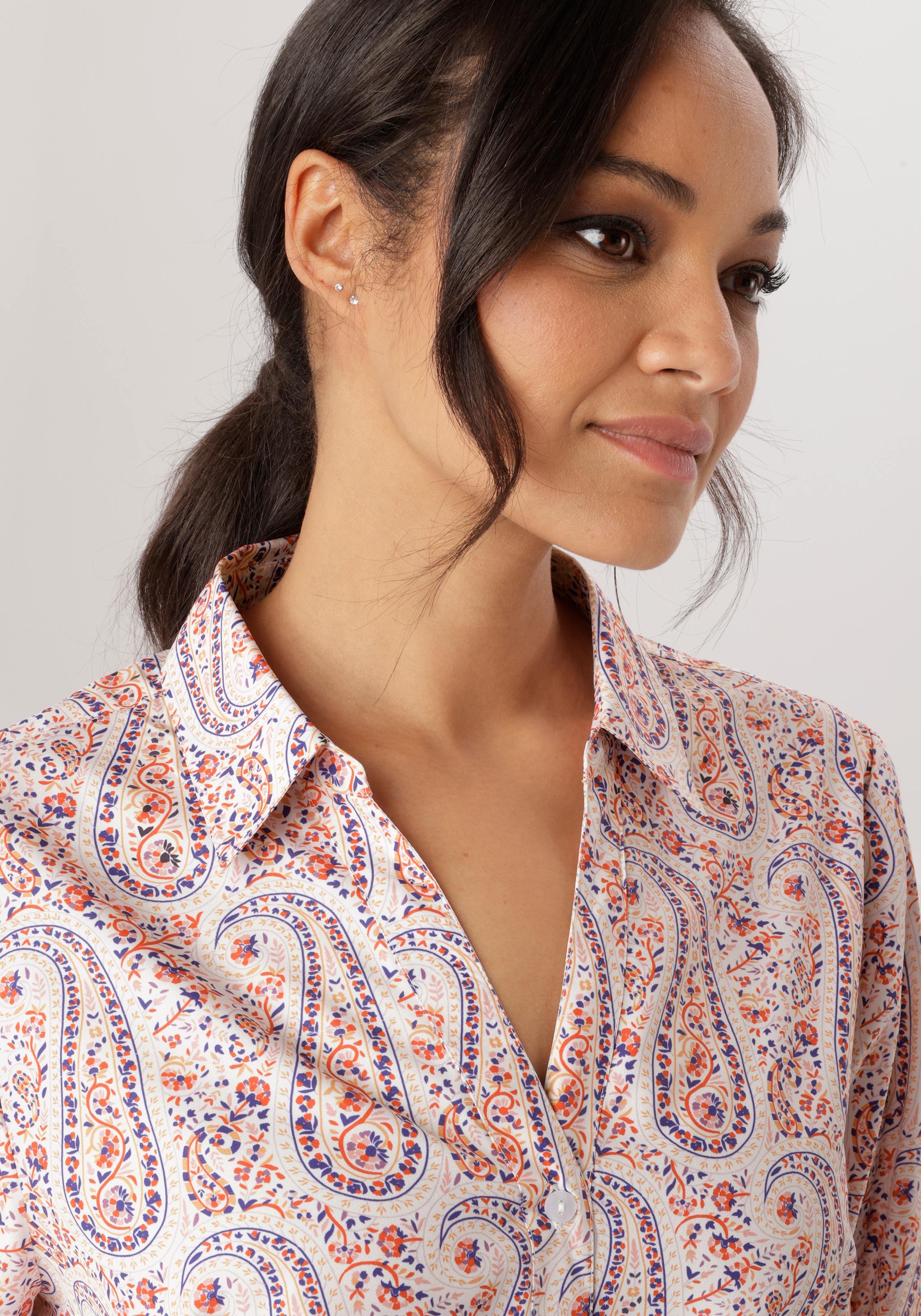 Thumbnail - Aniston PLUS Hemdbluse in Paisleydessin - NEUE KOLLEKTION