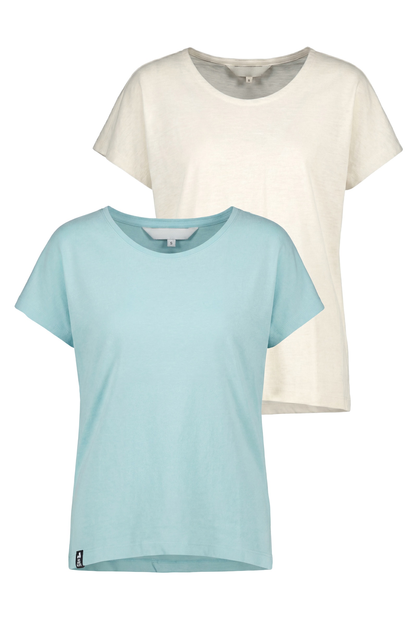 Alife & Kickin Rundhalsshirt leichtes Sommer-Top aus Bio-Baumwolle mit Rundhals