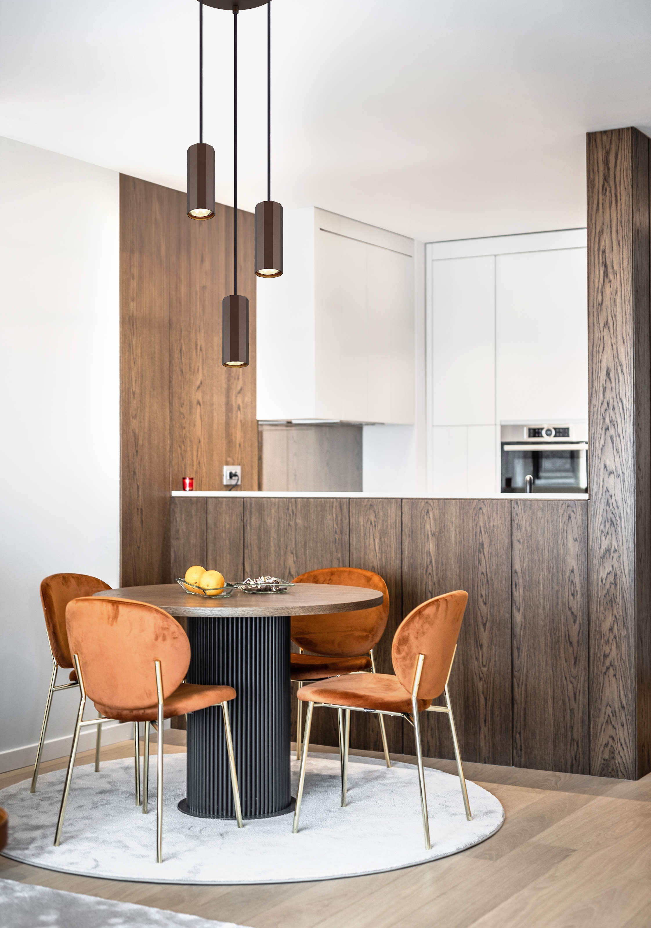 GLOBO LIGHTING Hängeleuchte »JAMES«, Leuchtmittel GU10 | ohne Leuchtmittel, Hängelampe/Pendelleuchte/Esszimmer/Wohnzimmer/Esstisch