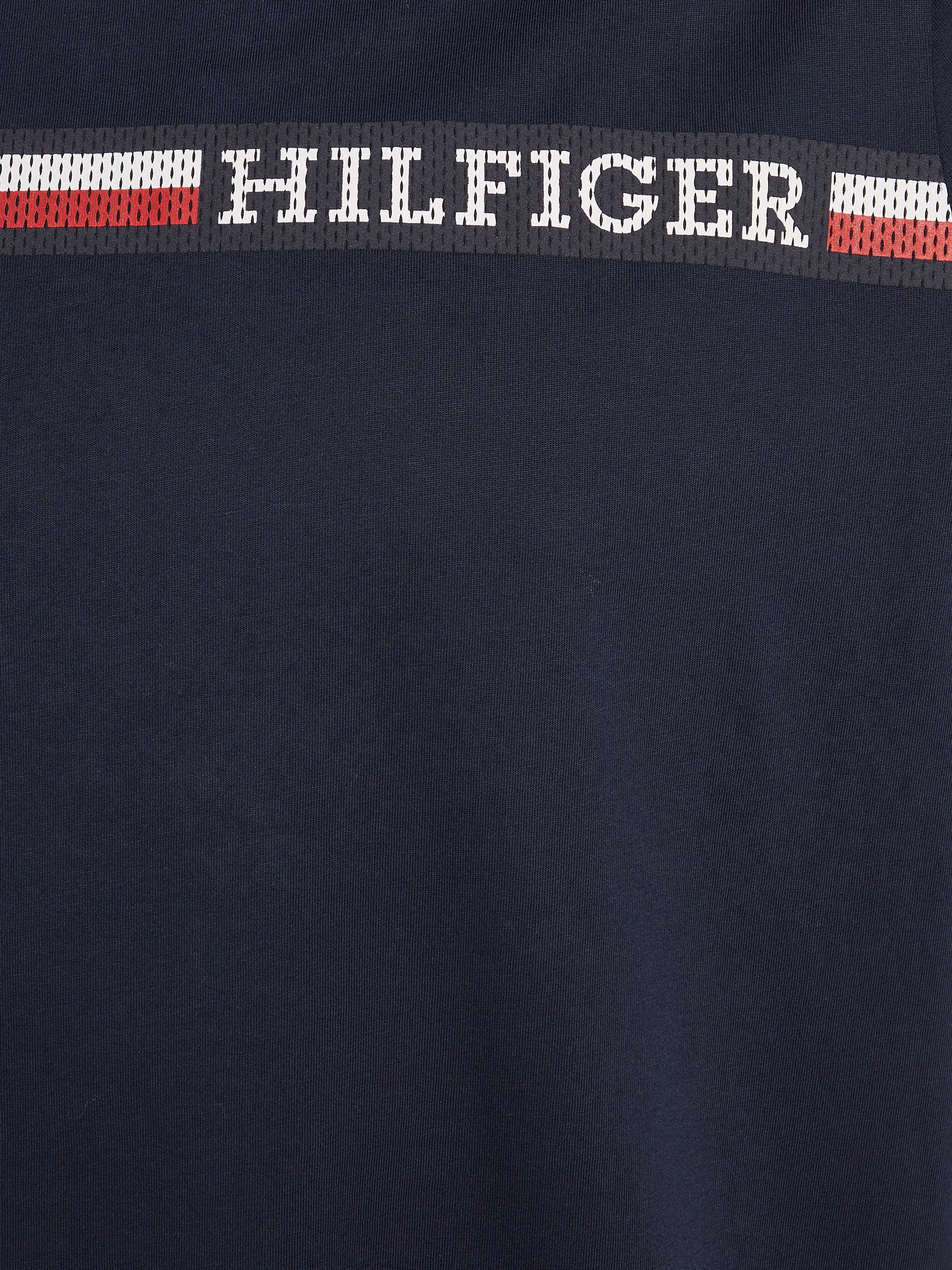 Tommy Hilfiger Big & Tall T-Shirt »BT-CHEST STRIPE TEE-B«, Große Größen mit Logostickerei