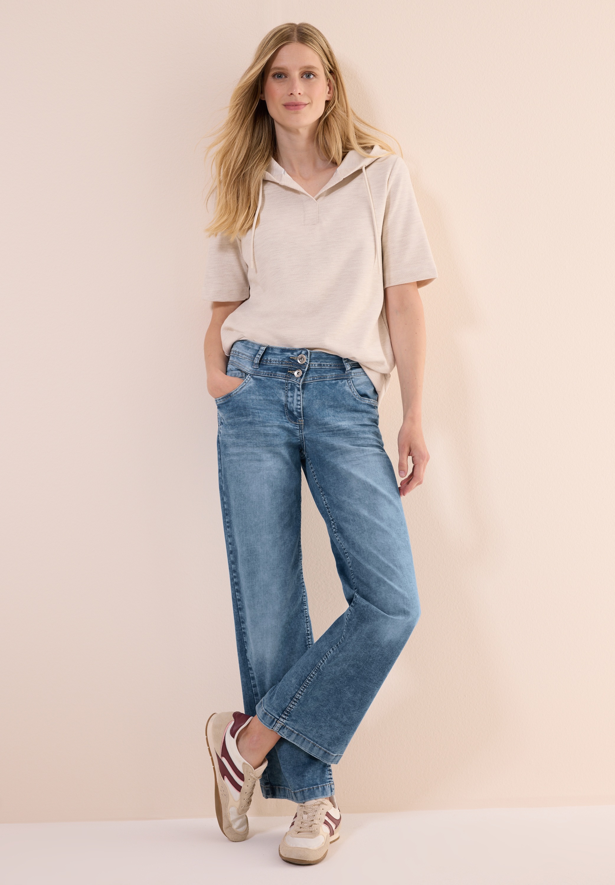 Cecil Loose-fit-Jeans, High Waist