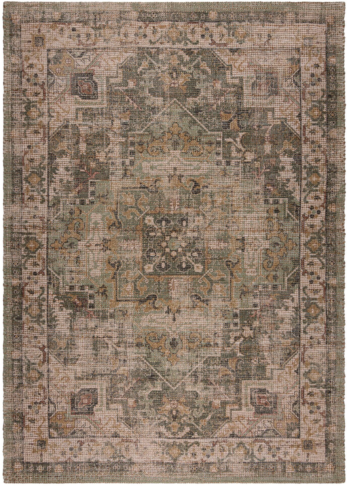 FLAIR RUGS Teppich "Selena Jute" rechteckig 8 Höhe Vintage Jute günstig online kaufen