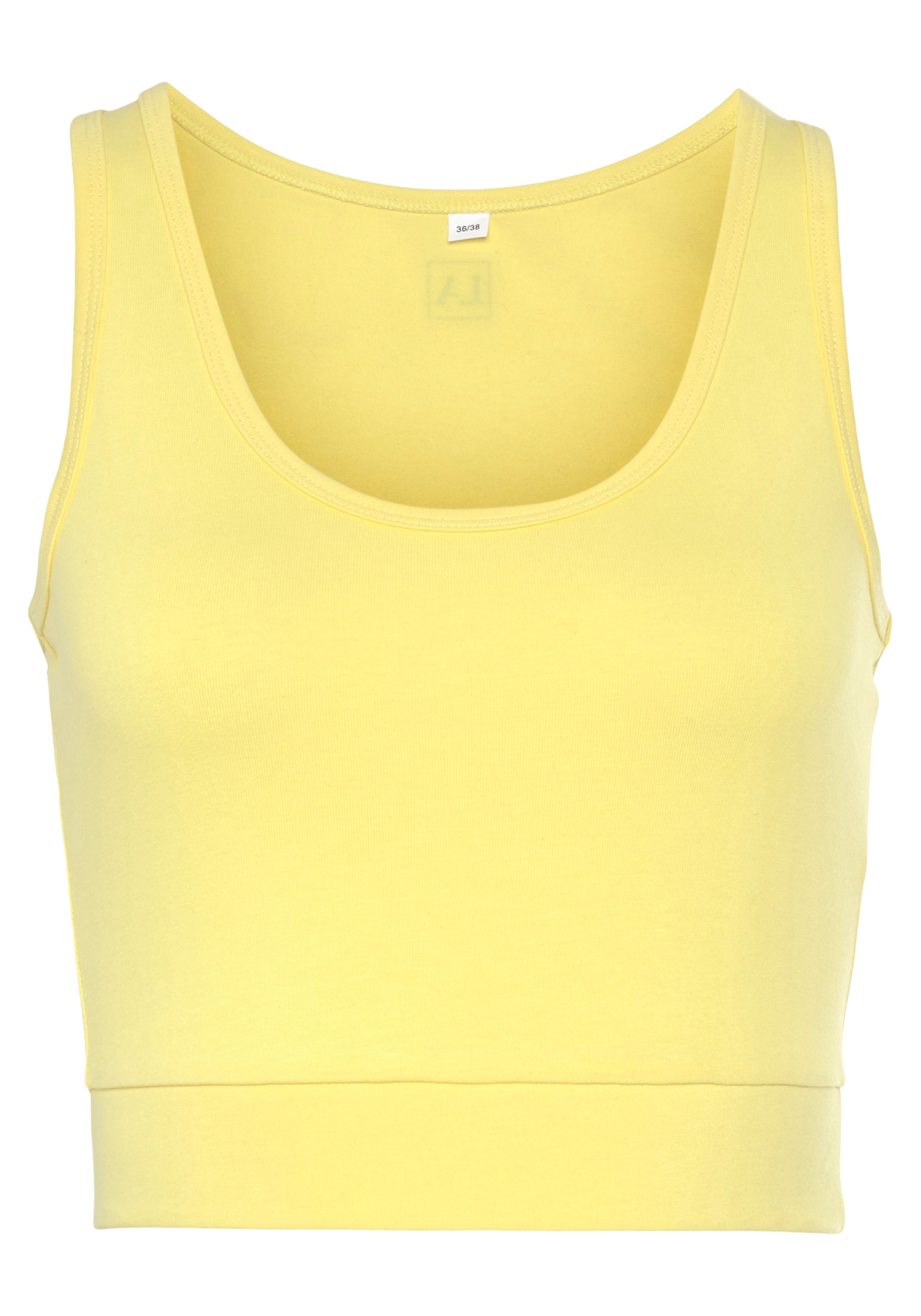 LASCANA ACTIVE Sporttop, Crop-Top mit breiten Trägern günstig online kaufen