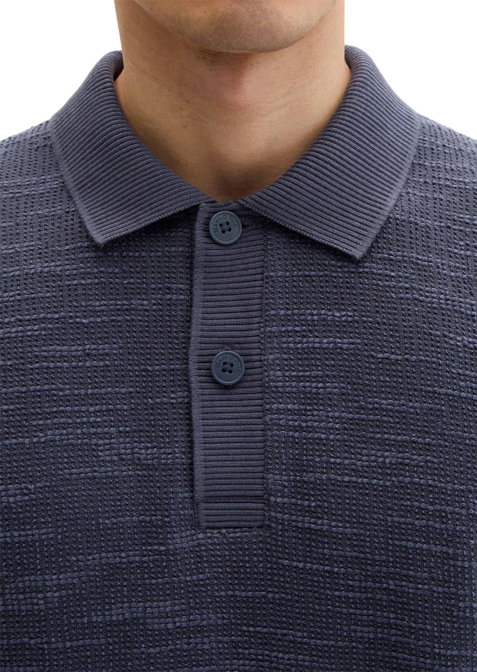 Marc O'Polo Poloshirt »aus weichem Bouclé-Jersey«