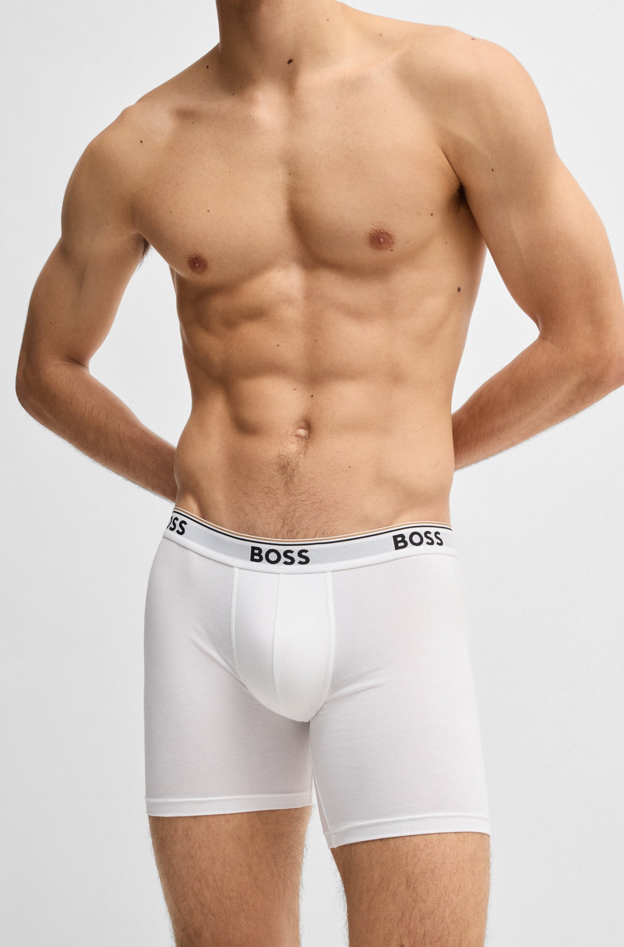 BOSS Boxershorts "BoxerBrLong 3P Power" günstig online kaufen