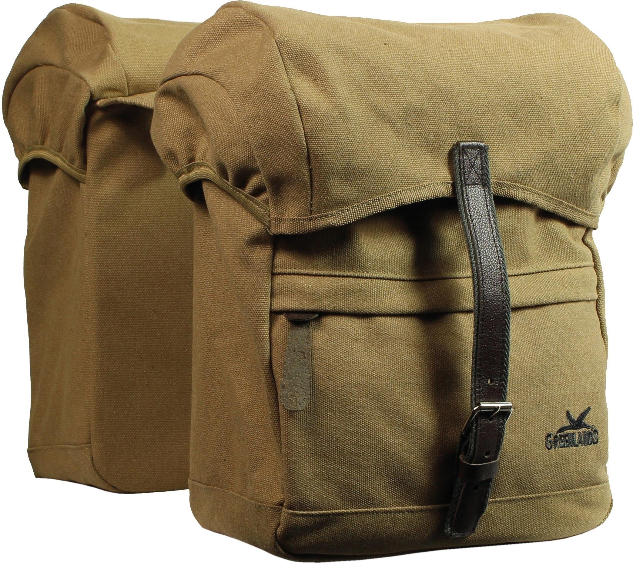 GREENLANDS BICYCLE BAGS Fahrradtasche »Greenlands Doppel Tasche Travel Canvas«