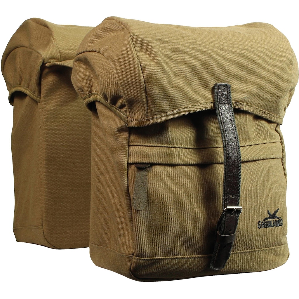 GREENLANDS BICYCLE BAGS Fahrradtasche »Greenlands Doppel Tasche Travel Canvas«