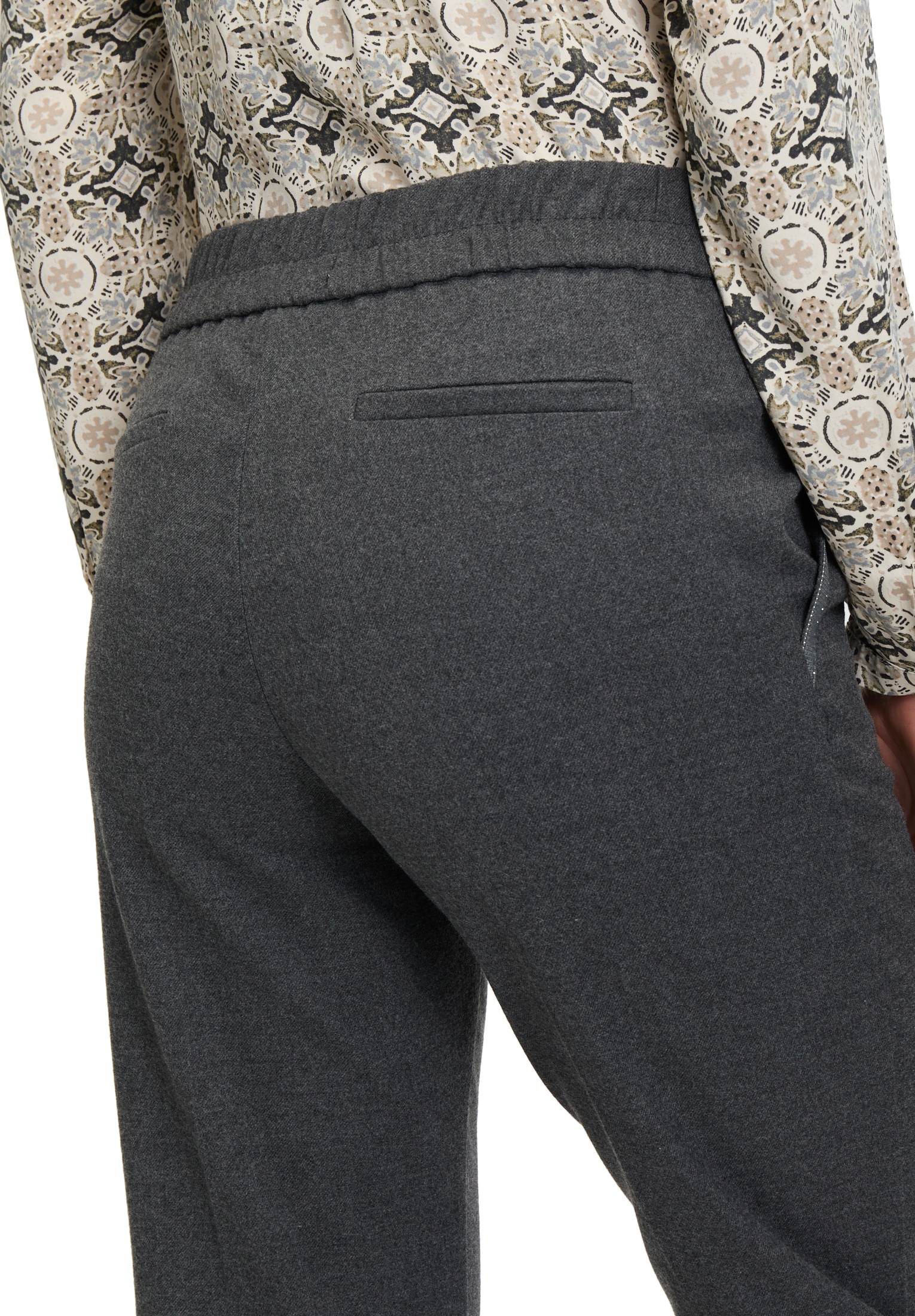 Cartoon Schlupfhose »Cartoon Damen Schlupfhose mit Bügelfalte«, Aufgesteppte Bänder