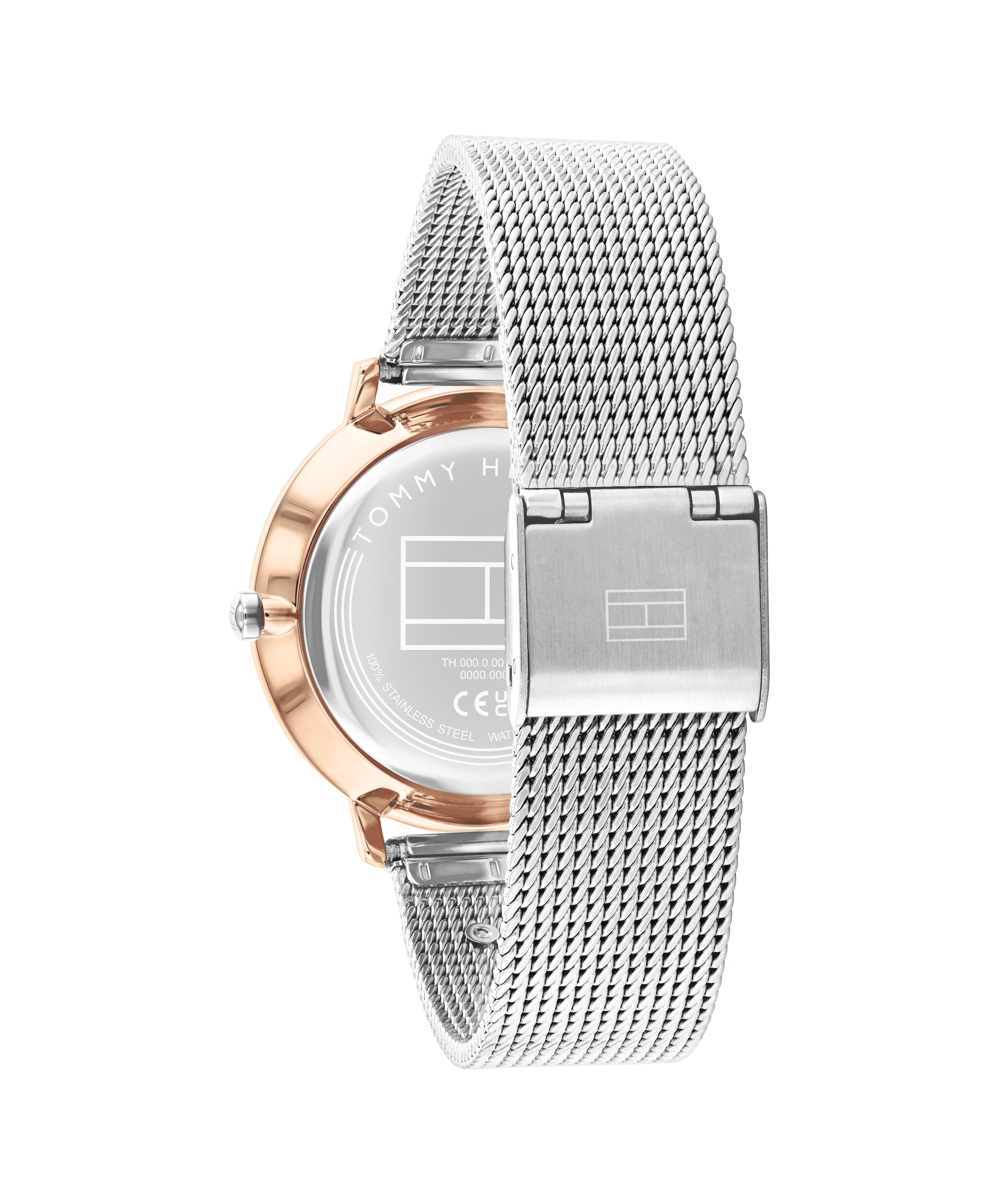 Tommy Hilfiger Multifunktionsuhr »Tea« Quarzuhr, Armbanduhr, Damenuhr, Edelstahlarmband, analog