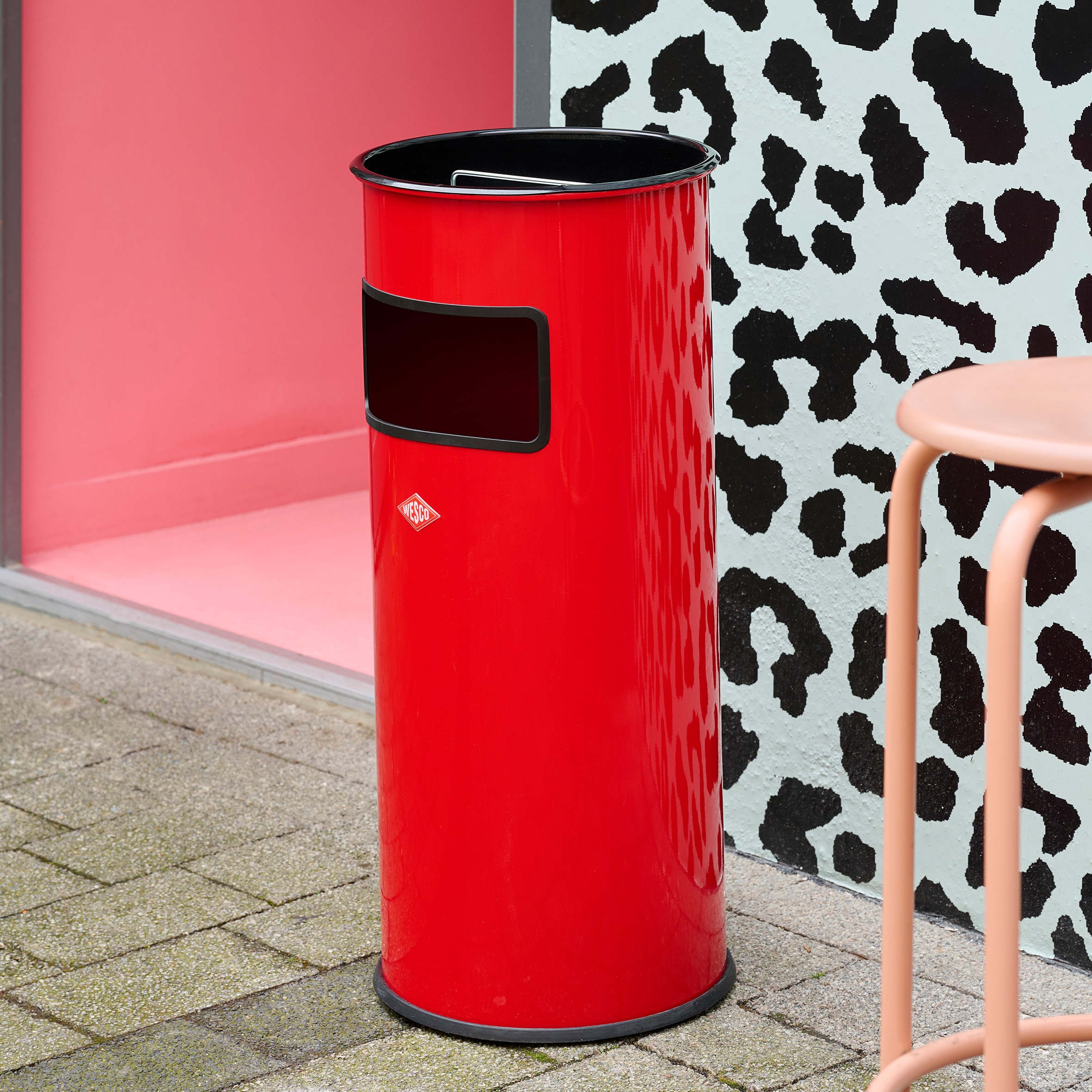 WESCO Aschenbecher 1 Behälter Standascher mit Sieb, 24 Liter günstig online kaufen