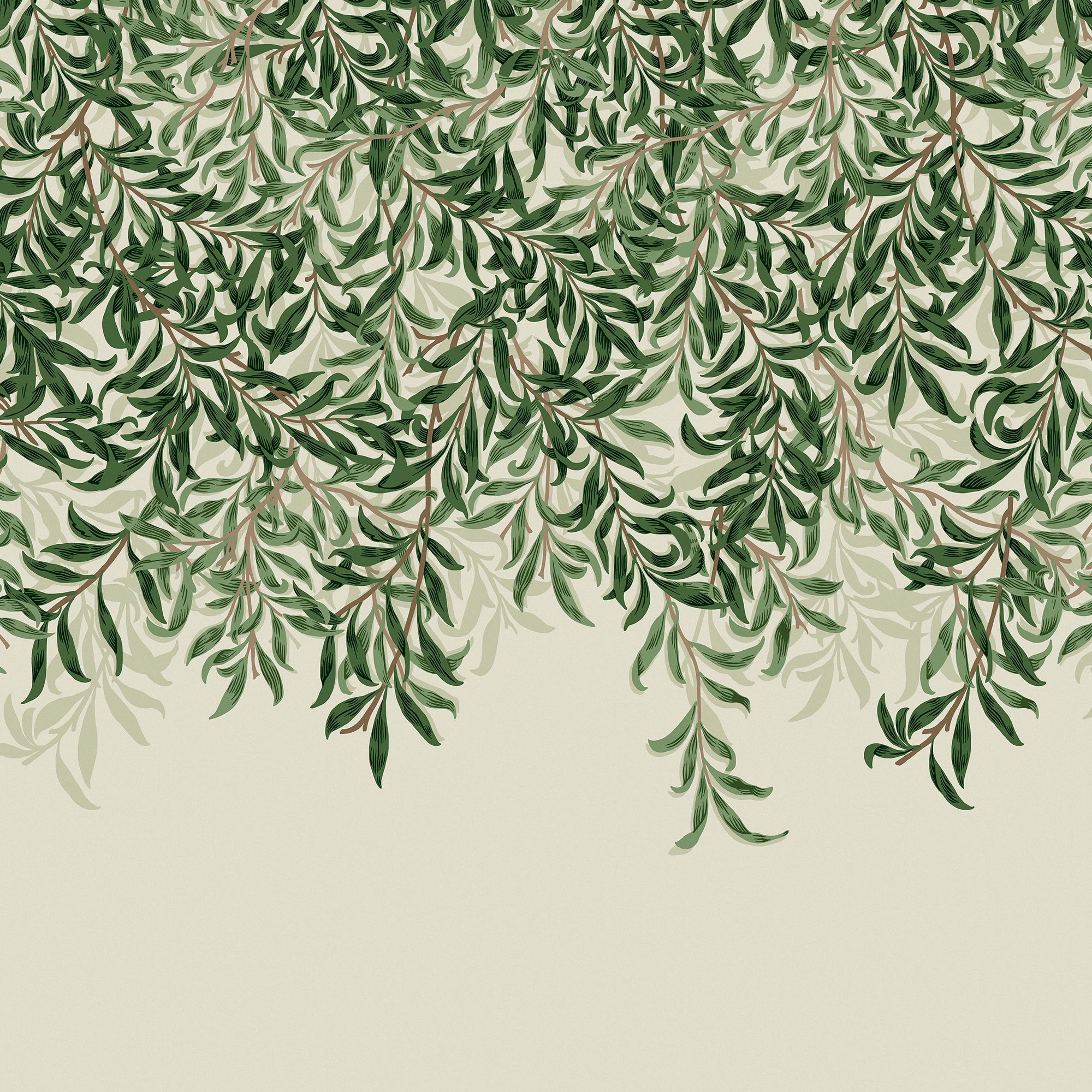 WILLIAM MORRIS AT HOME Vliestapete »Willow Bough«, Retro, 10mx52cm (ca. 5m2)