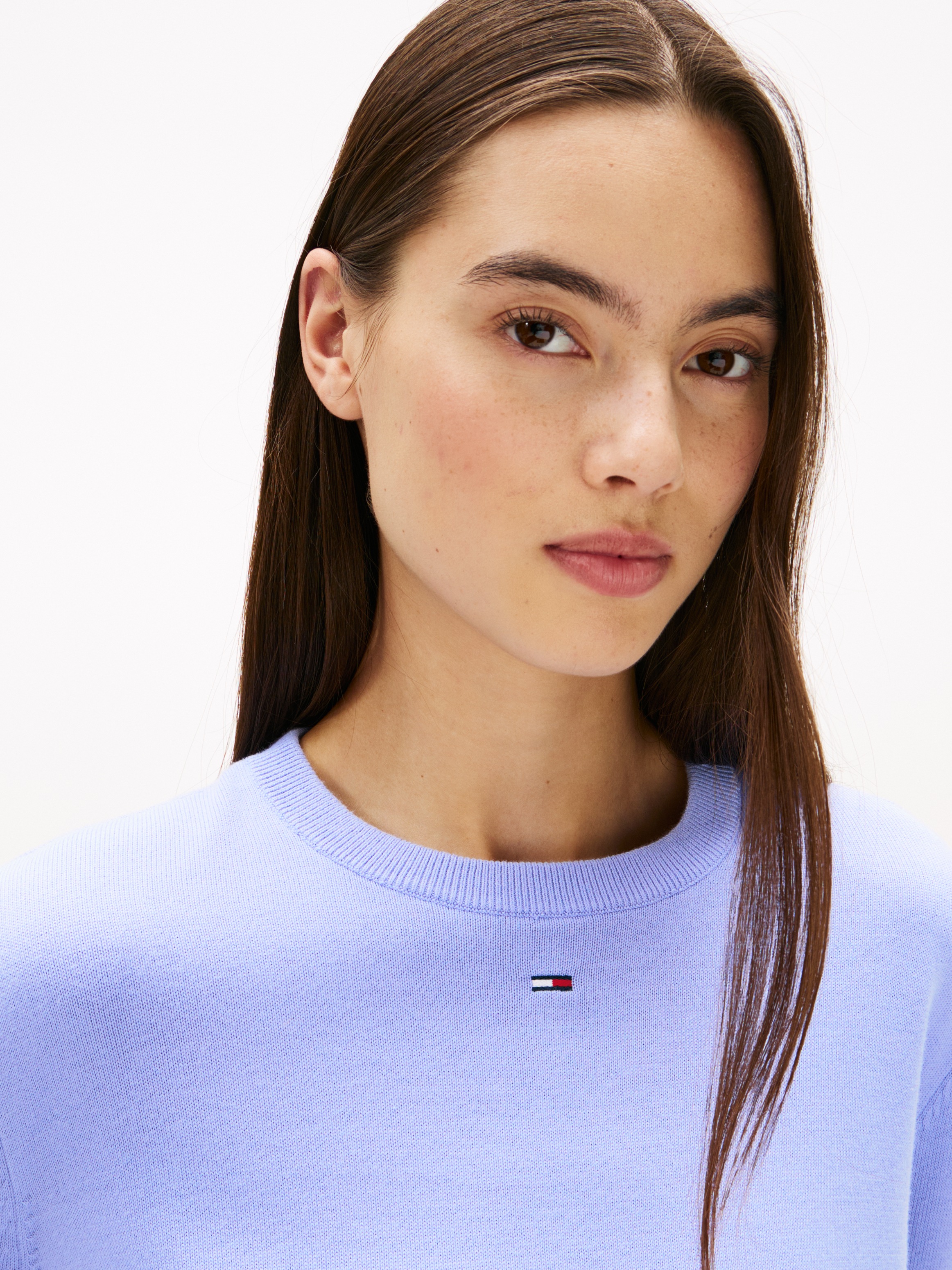 Tommy Jeans Strickpullover "TJW ESSENTIAL CREW SWEATER EXT" günstig online kaufen