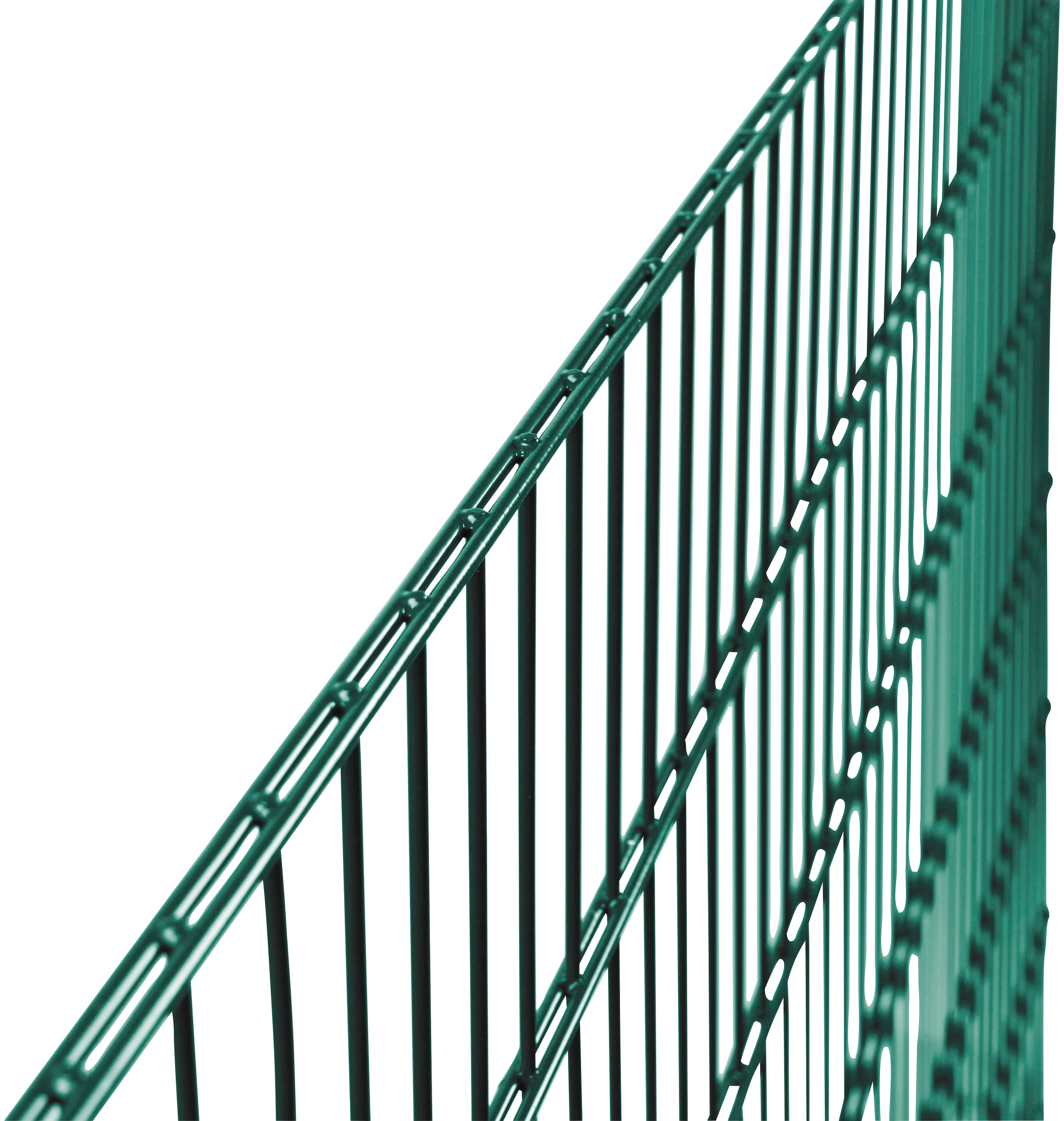 Alberts Doppelstabmattenzaun »Grundset« Höhe: 80-160 cm, Gesamtlänge: 4-30 m, zum Einbetonieren