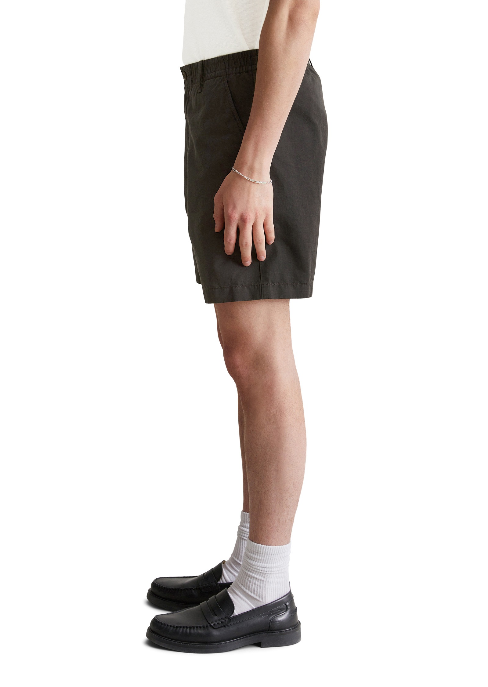Marc O'Polo DENIM Shorts »aus Bio-Baumwolle und Leinen«