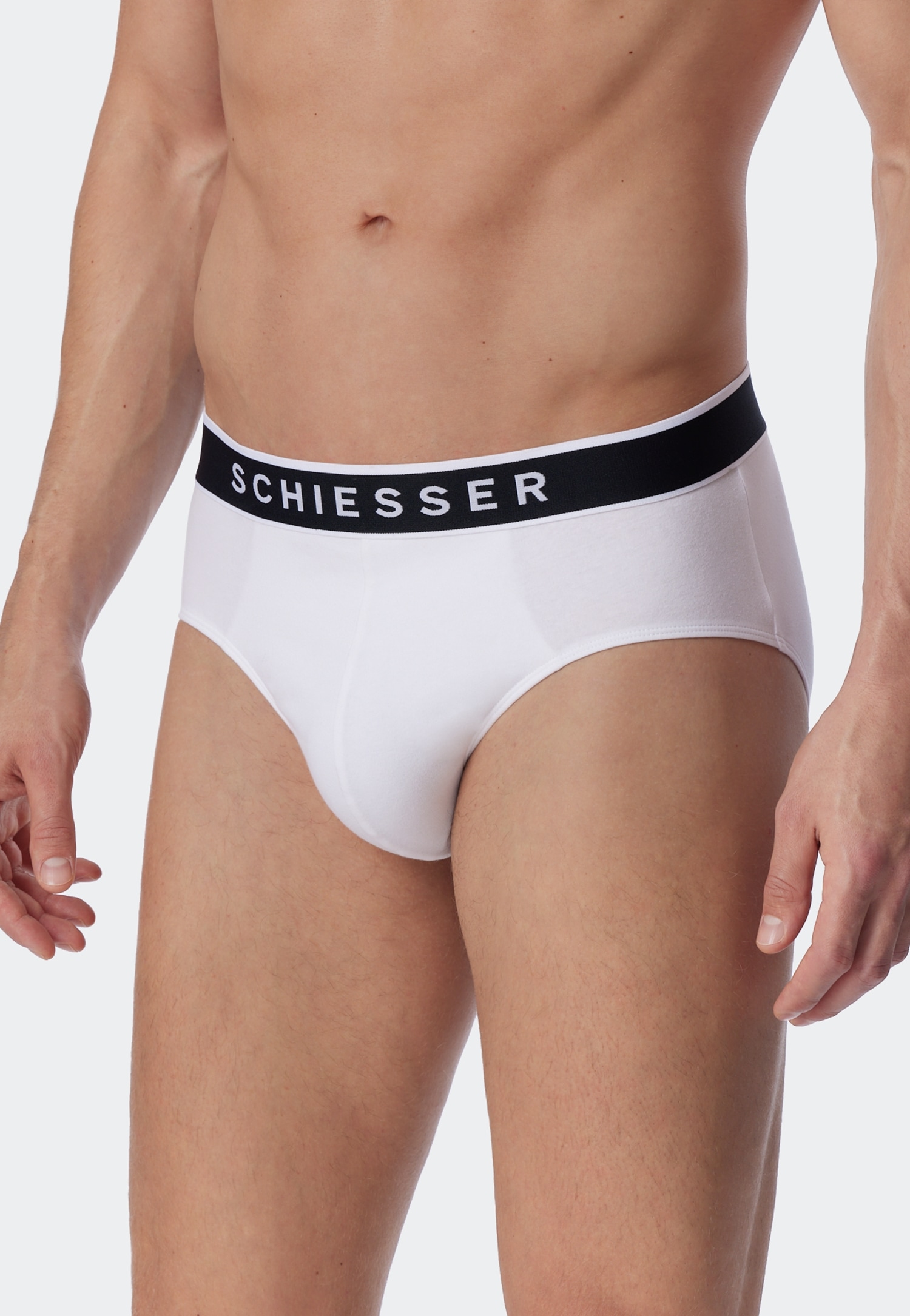 Schiesser Rioslip »"95/5"«, (3er-Pack), sportlicher Webgummibund mit kontraststarken SCHIESSER-Logo