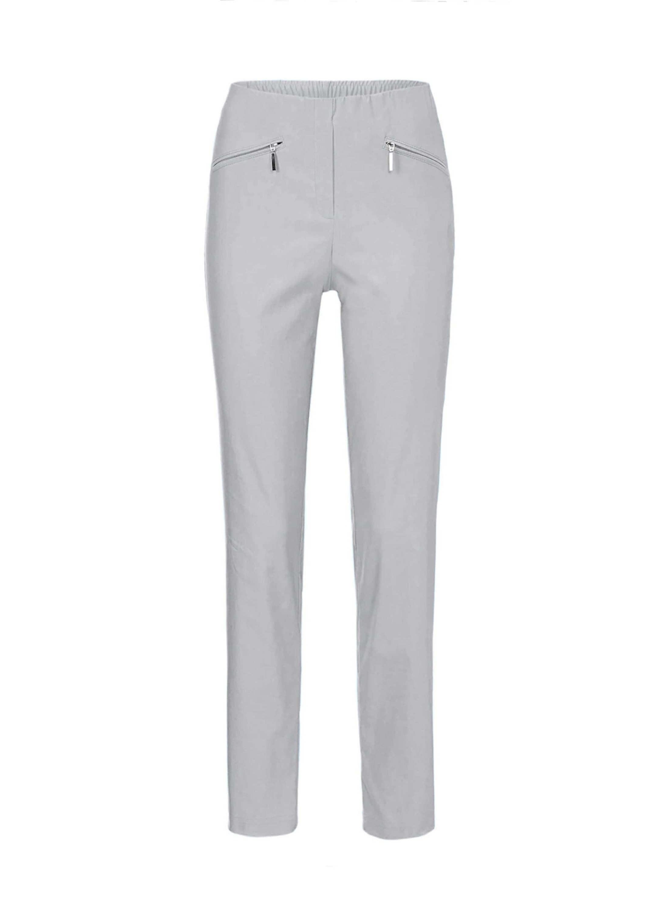 2-in-1-Hose GOLDNER "Kurzgröße Schlupfhose LOUISA mit Steppnähten", Damen, Gr. 25, K-Gr, beige (stein), Obermaterial: 67% Baumwolle CO. 28% Polyamid PA. 5% Elasthan EL., Hosen