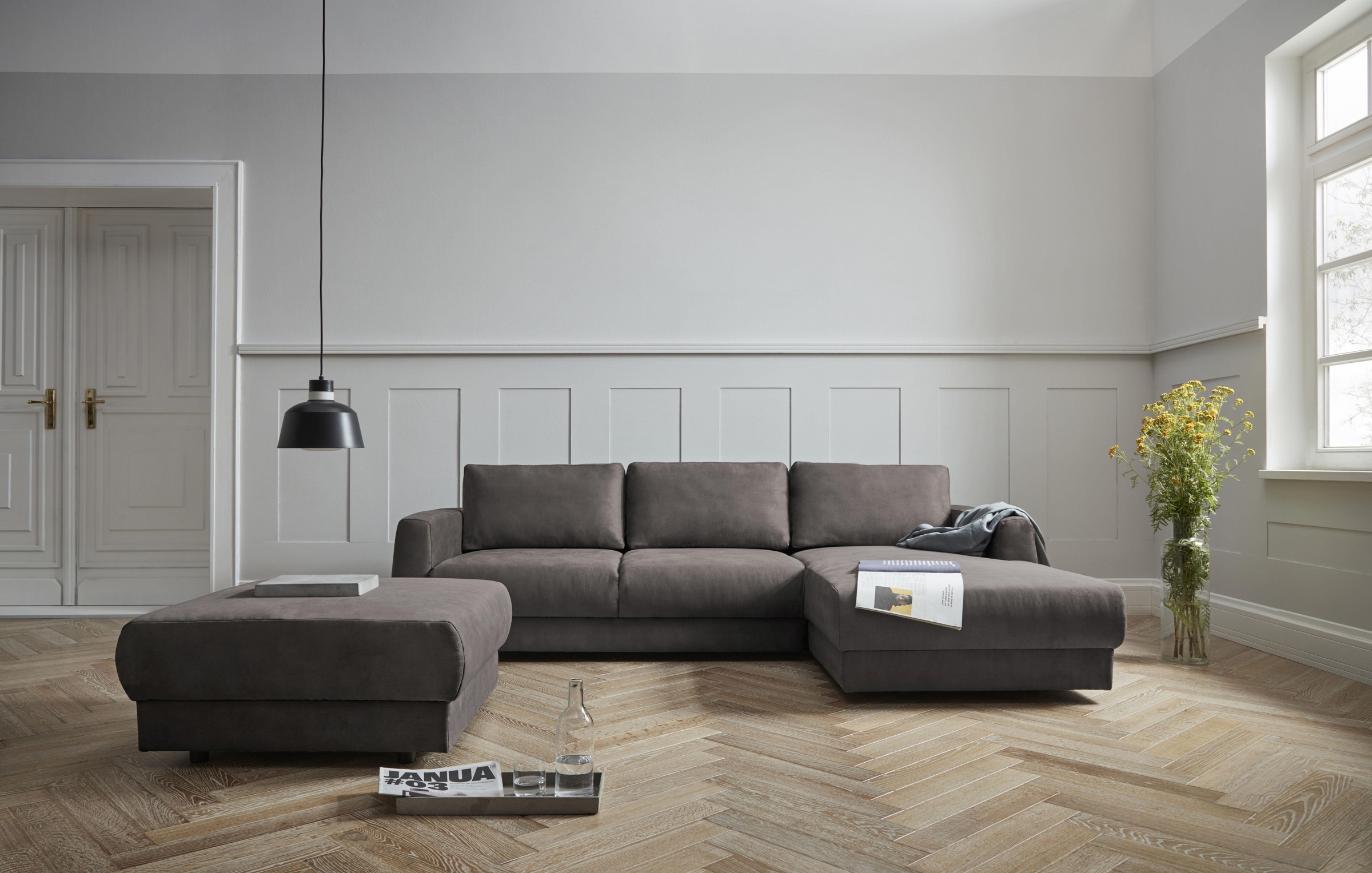 andas Ecksofa »Hobro L-Form«, in 3 Bezugsqualitäten in vielen Farben, Design by Morten Georgsen